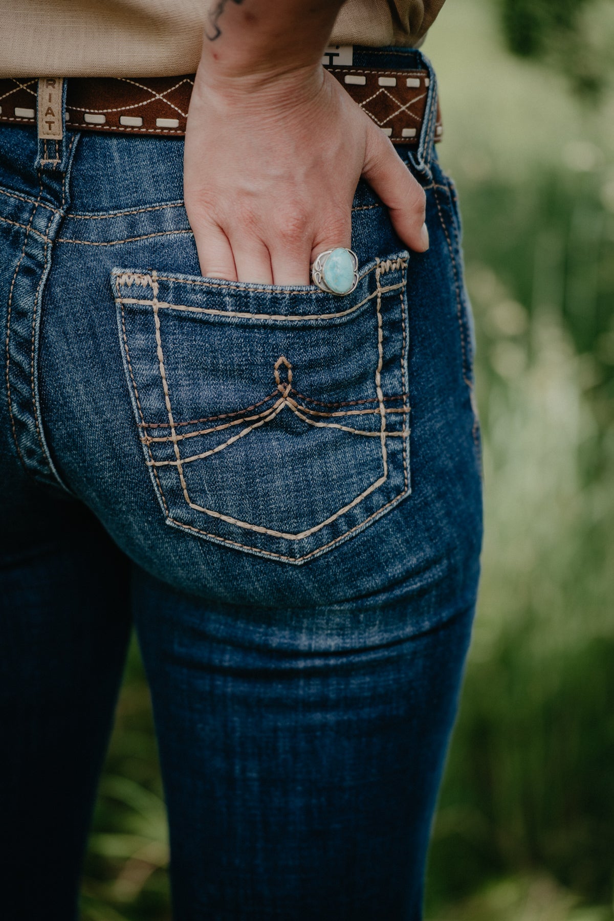 'Kahlani' Perfect Rise Trouser Jean by Ariat (24-16W)