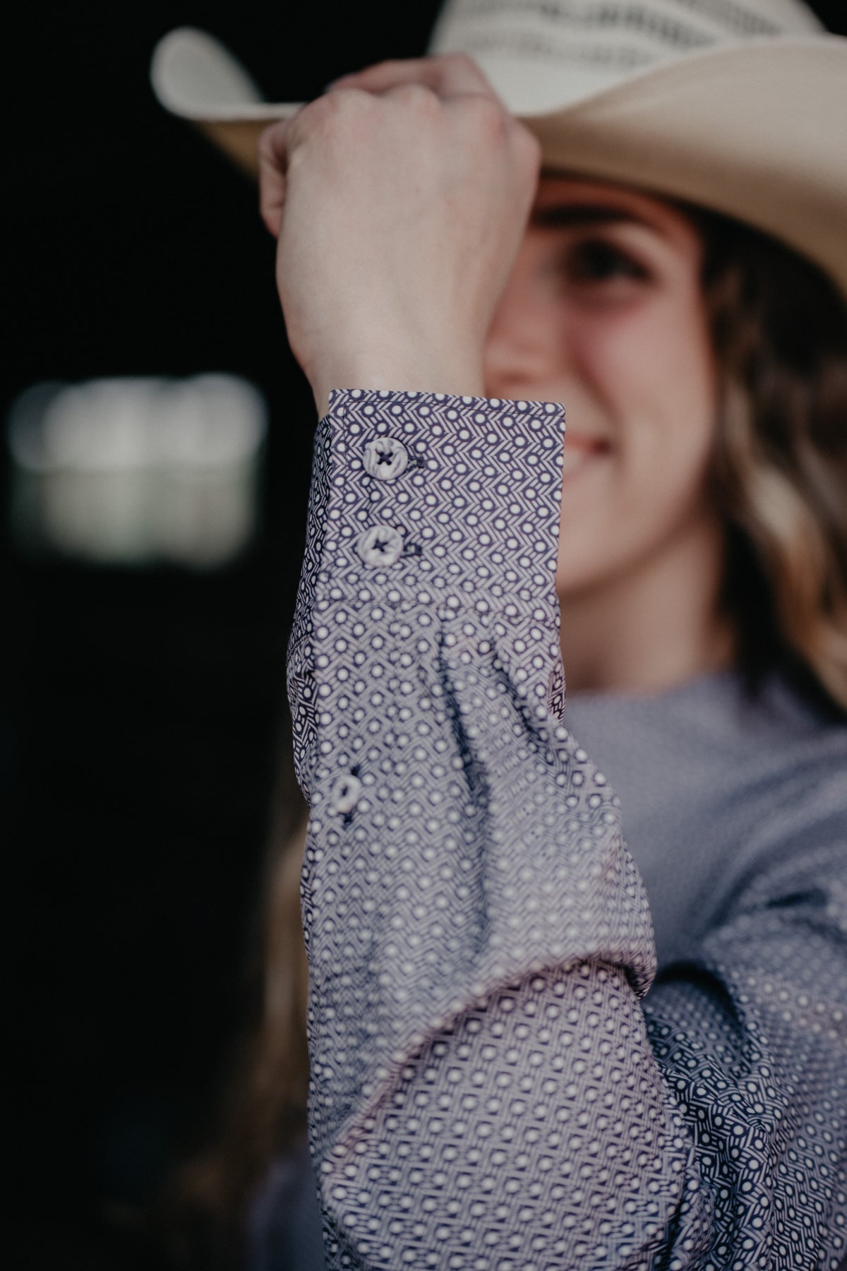 'Dani' Women's CINCH Purple Arenaflex Button Up (XS-XXL)