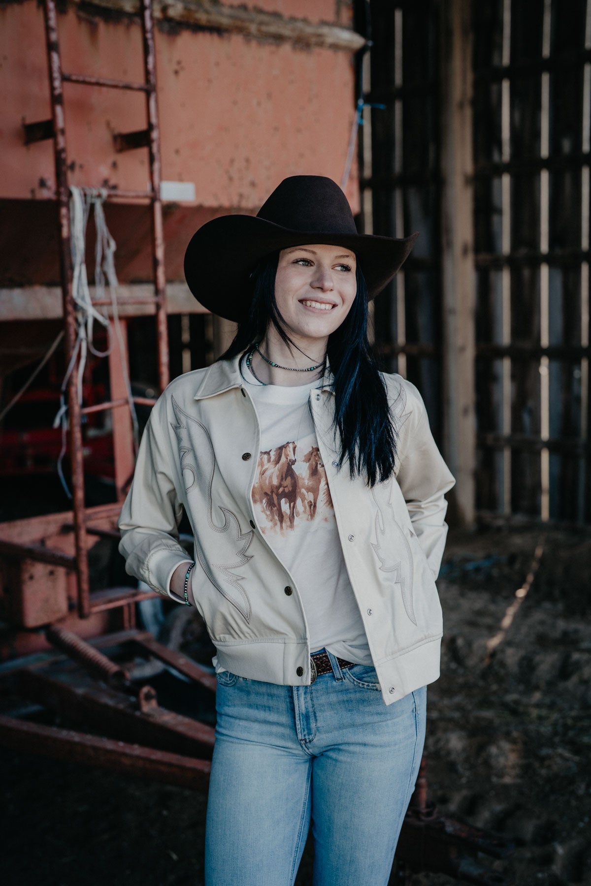 'Marlo' Women's Ariat Vaquero Bomber Jacket (S-XXL)