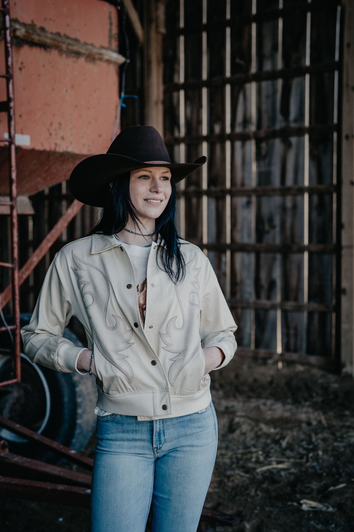 'Marlo' Women's Ariat Vaquero Bomber Jacket (S-XXL)