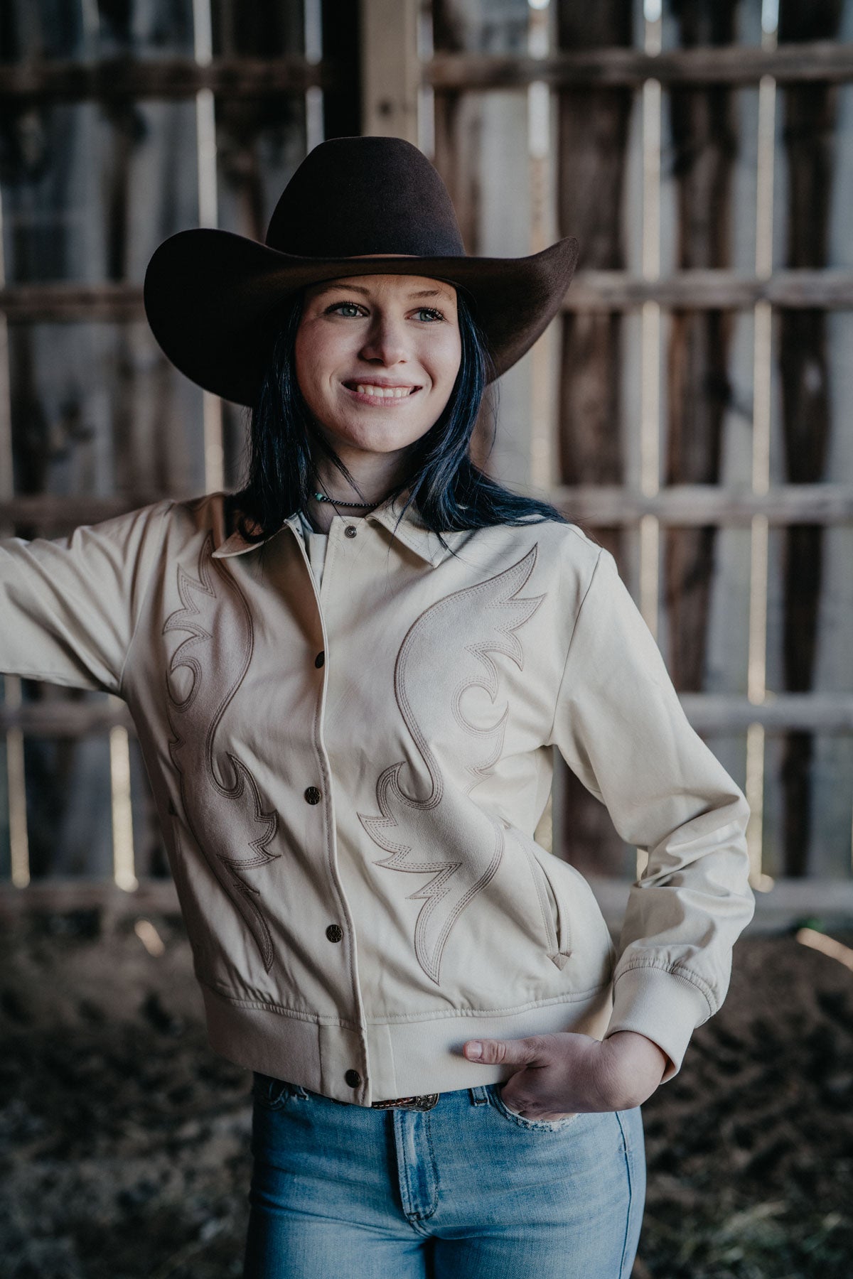 'Marlo' Women's Ariat Vaquero Bomber Jacket (S-XXL)