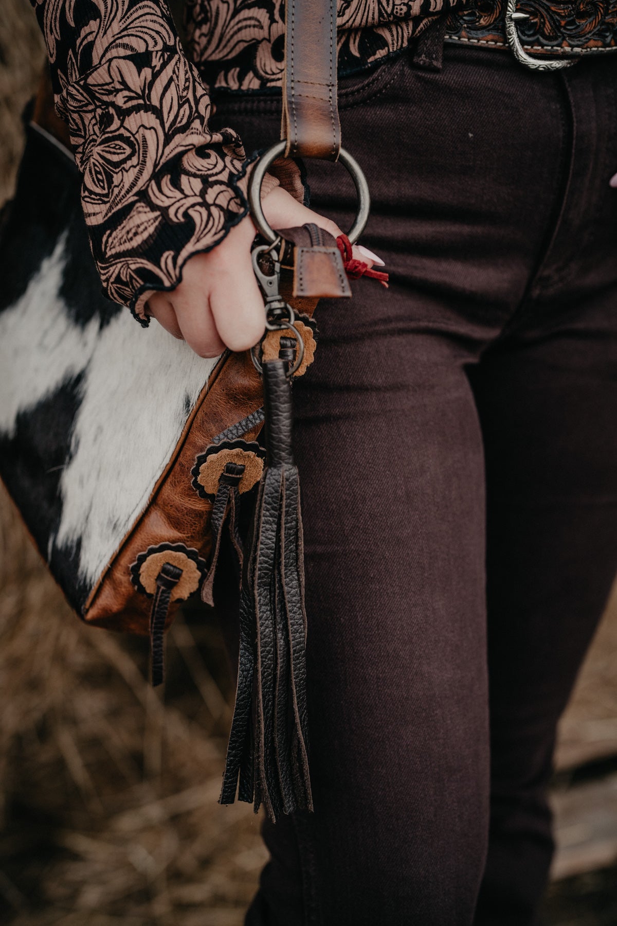 'Guadalupe' Cowhide Olivia Crossbody by STS Ranchwear