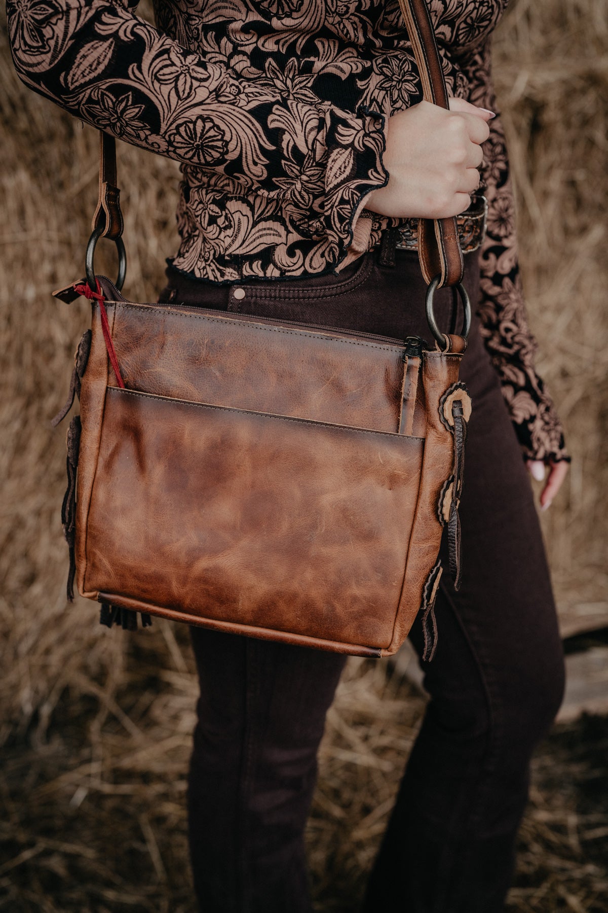 'Guadalupe' Cowhide Olivia Crossbody by STS Ranchwear