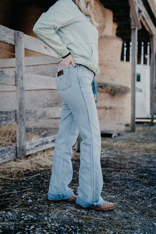 'Kelsey' High Rise Bailey Trouser Jean by Wrangler (24-35; Inseams 30-36)