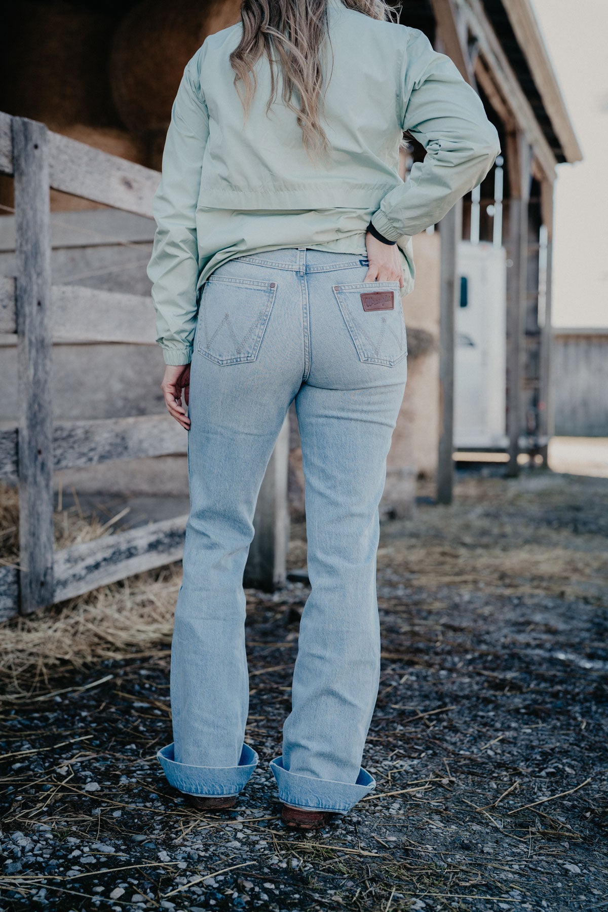 'Kelsey' High Rise Bailey Trouser Jean by Wrangler (24-35; Inseams 30-36)