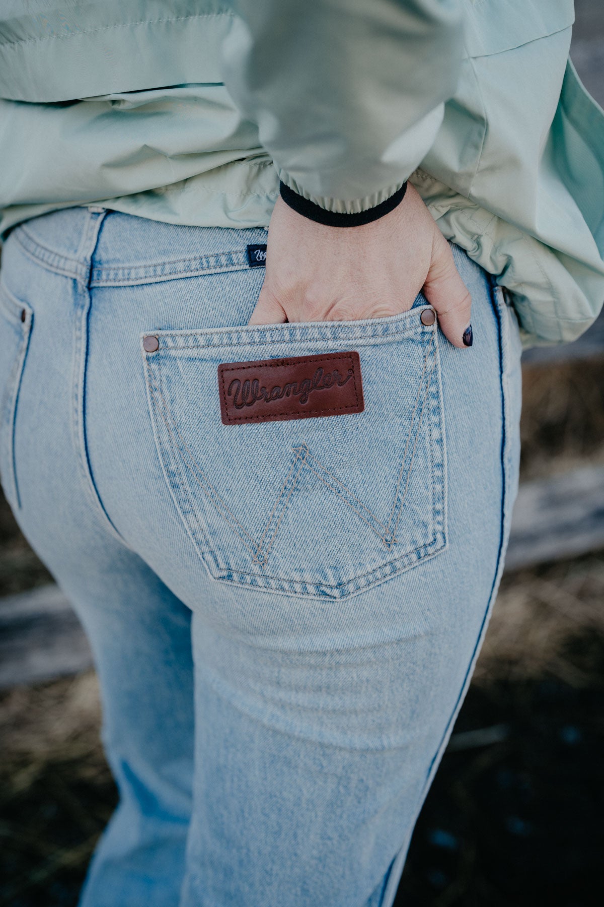 'Kelsey' High Rise Bailey Trouser Jean by Wrangler (24-35; Inseams 30-36)