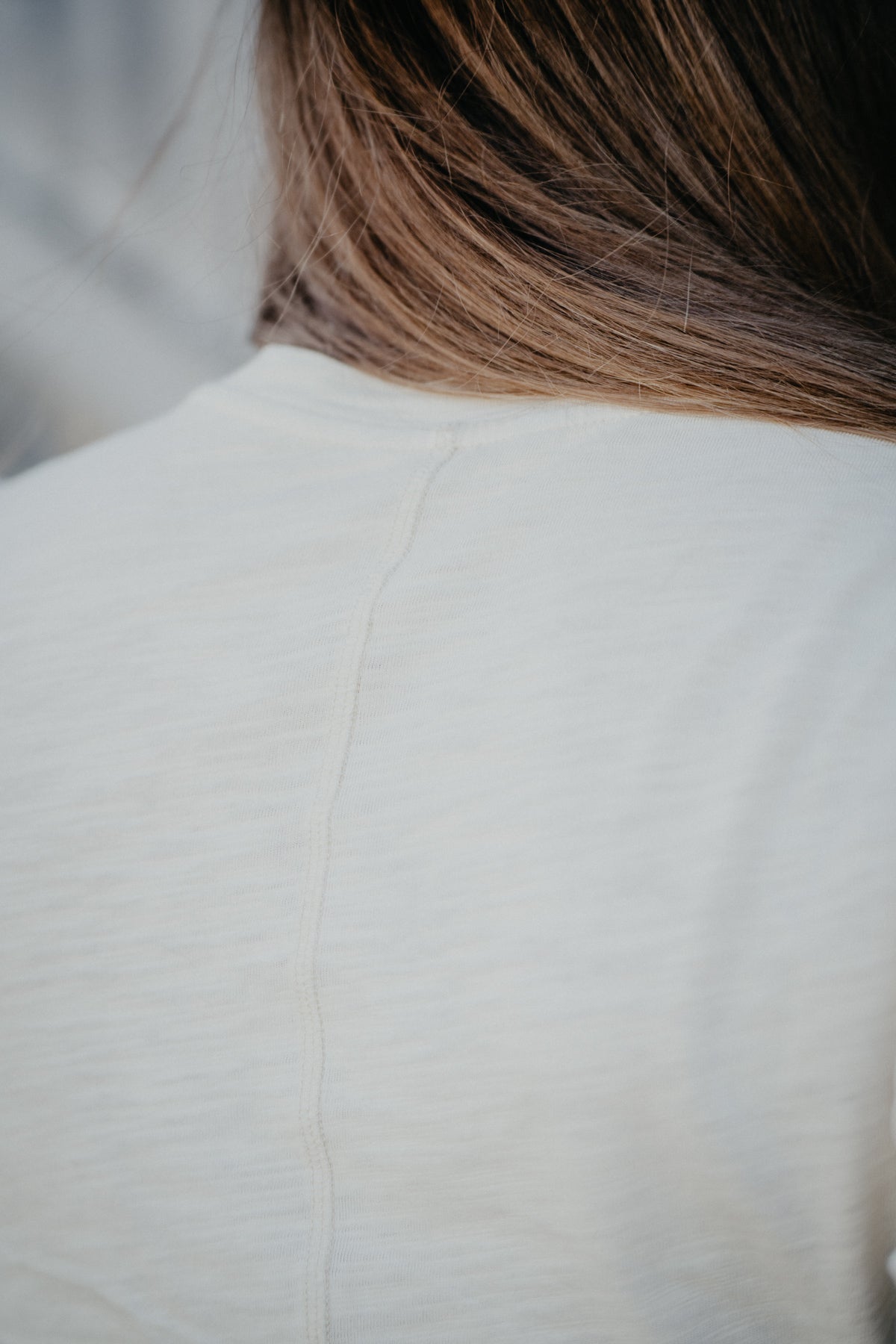 'Ainsley'  Women's Cream Long Sleeve Shirt by Kimes Ranch