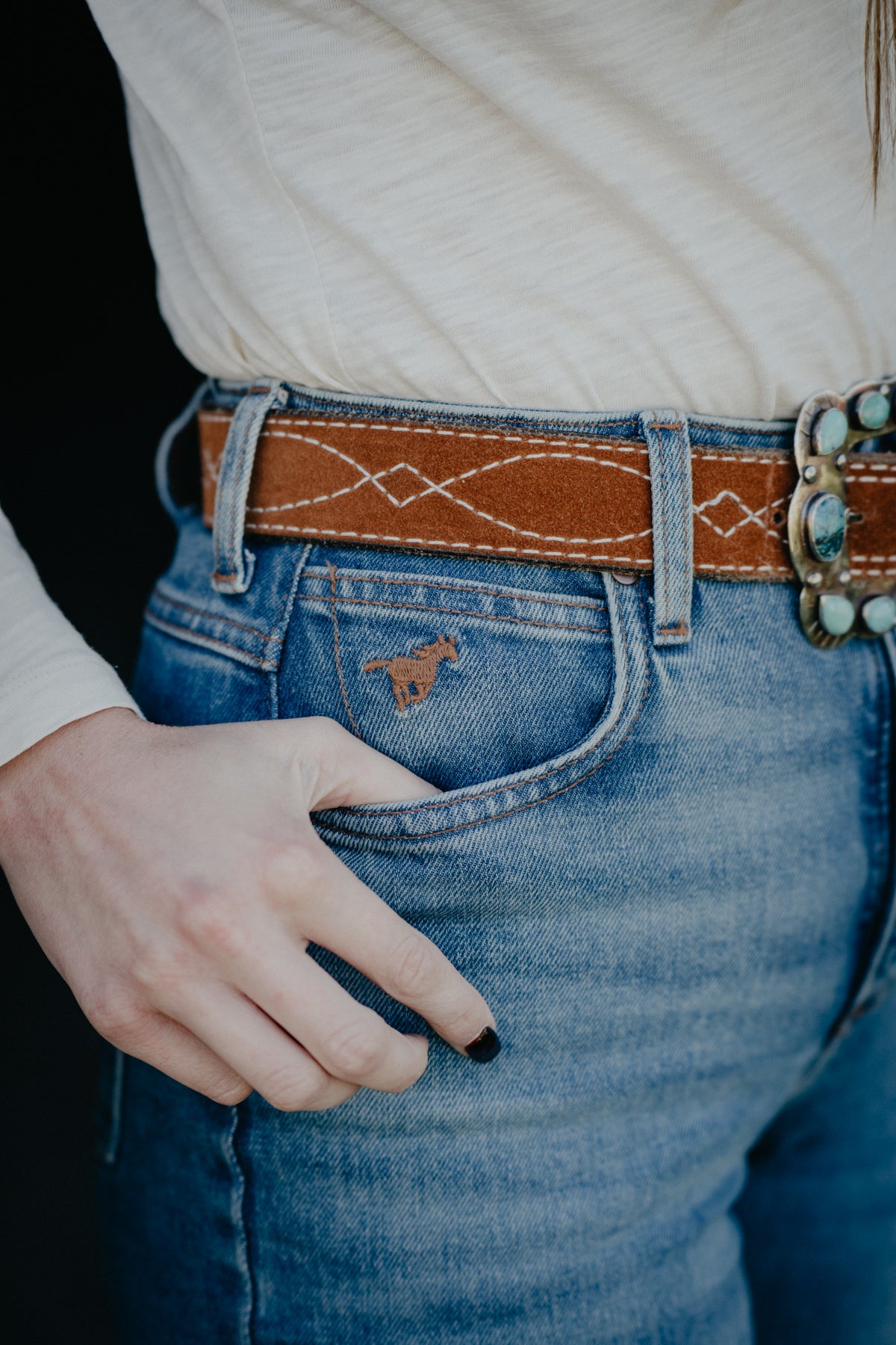 'Skylar' Mid Wash Rodeo Bootcut Jean by Wrangler