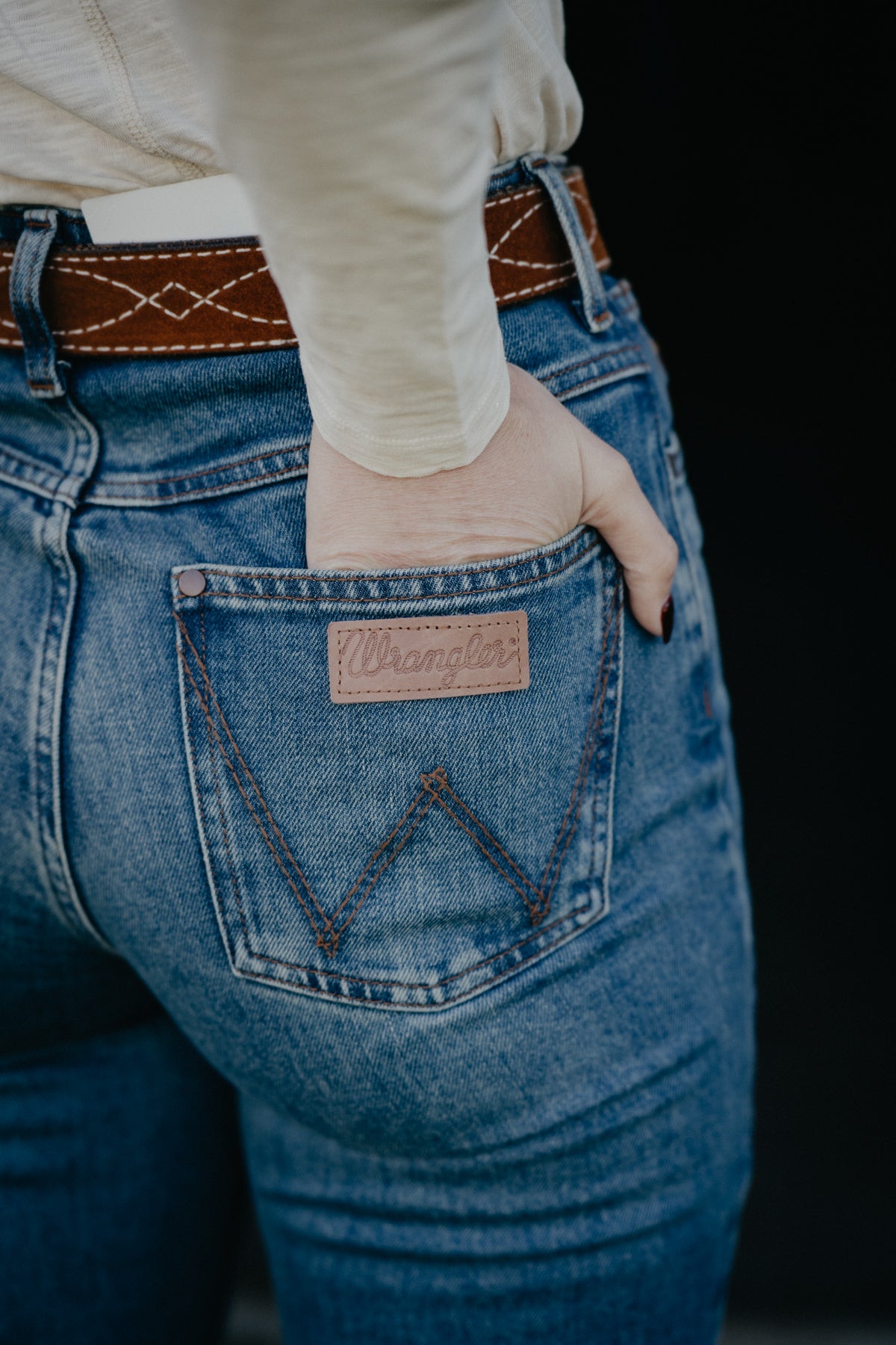 'Skylar' Mid Wash Rodeo Bootcut Jean by Wrangler