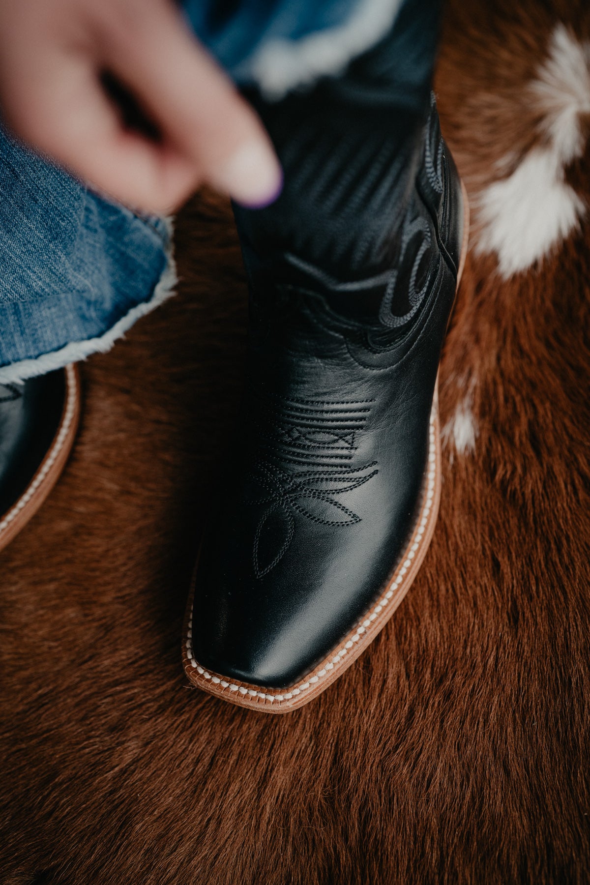 13" Hyer  Leawood Women's BLACK Boots