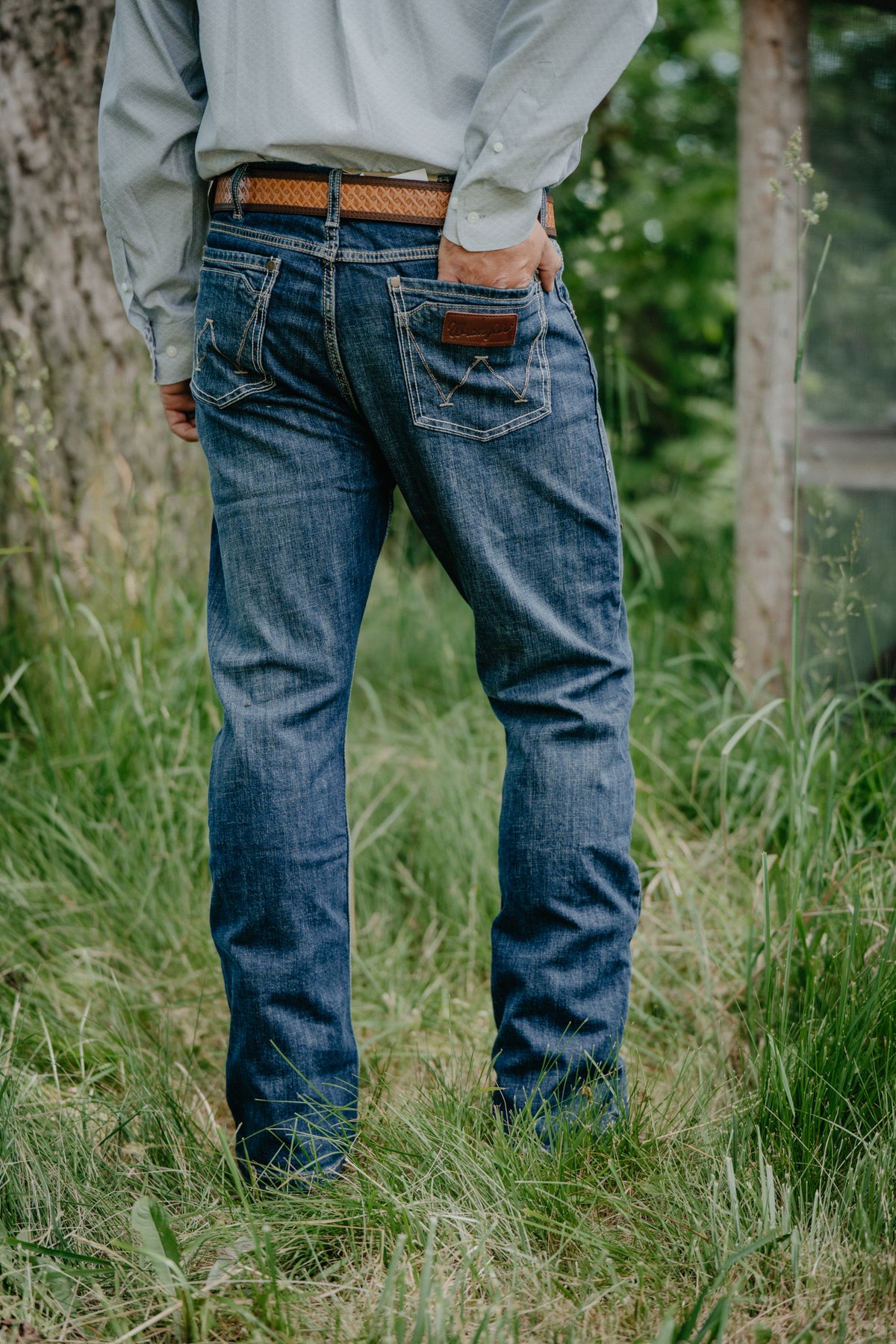 'Colton' Men's Retro Wrangler Slim Bootcut Jeans
