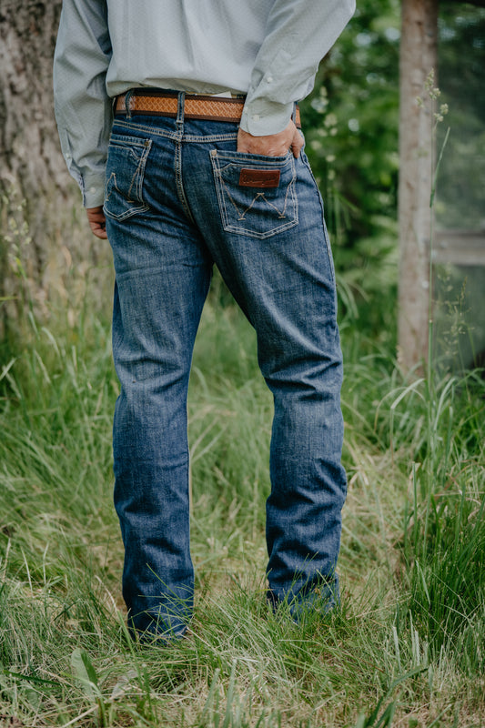 'Colton' Men's Retro Wrangler Slim Bootcut Jeans