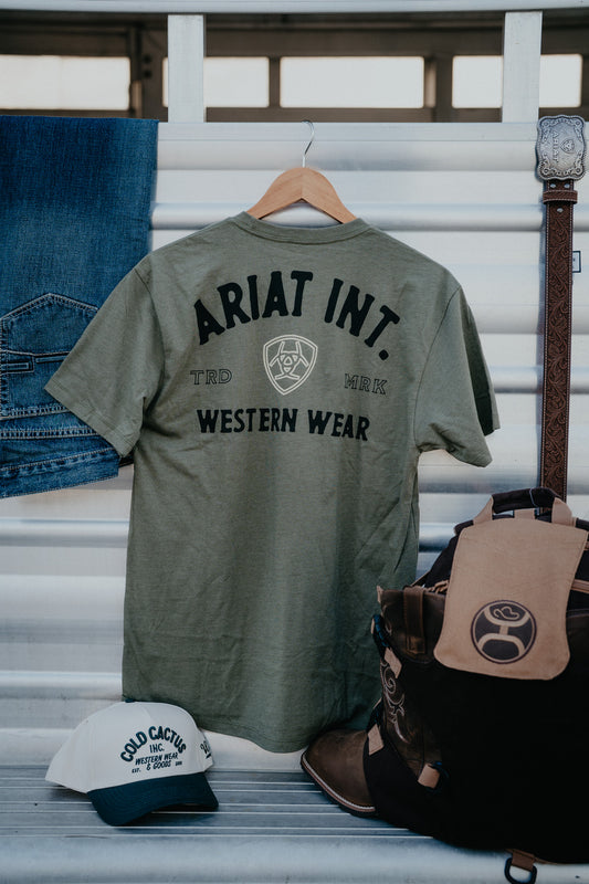'Sullivan' Men's  Forest Green Ariat T-Shirt