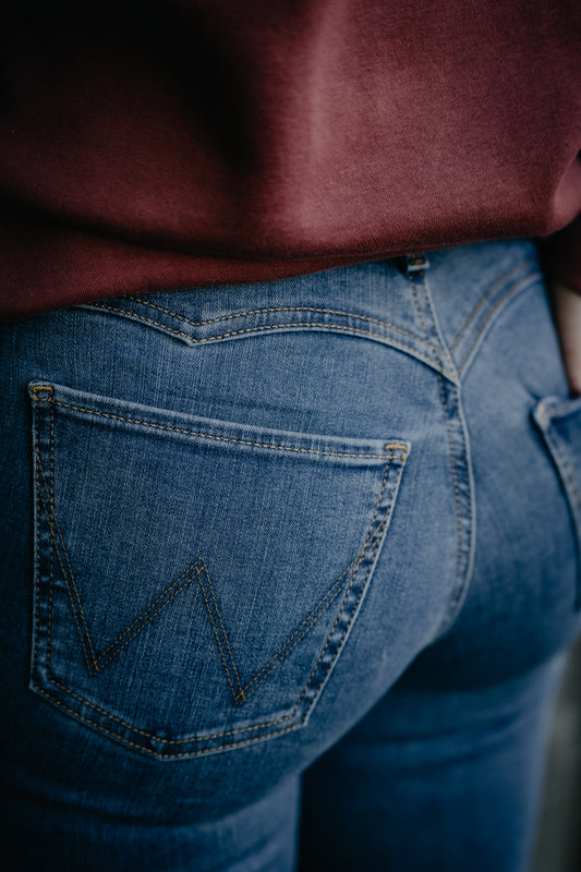 'Jemma' Midwash Bespoke Flare by Wrangler (25-34)
