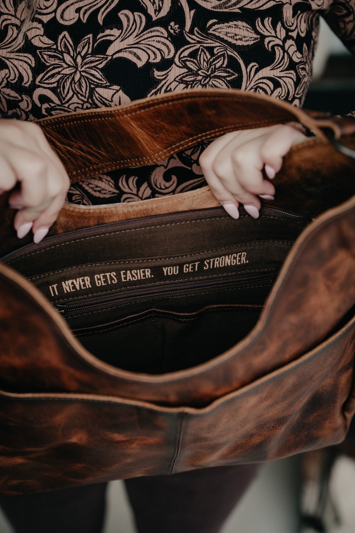 'Guadalupe' Cowhide Hobo Bag by STS Ranchwear