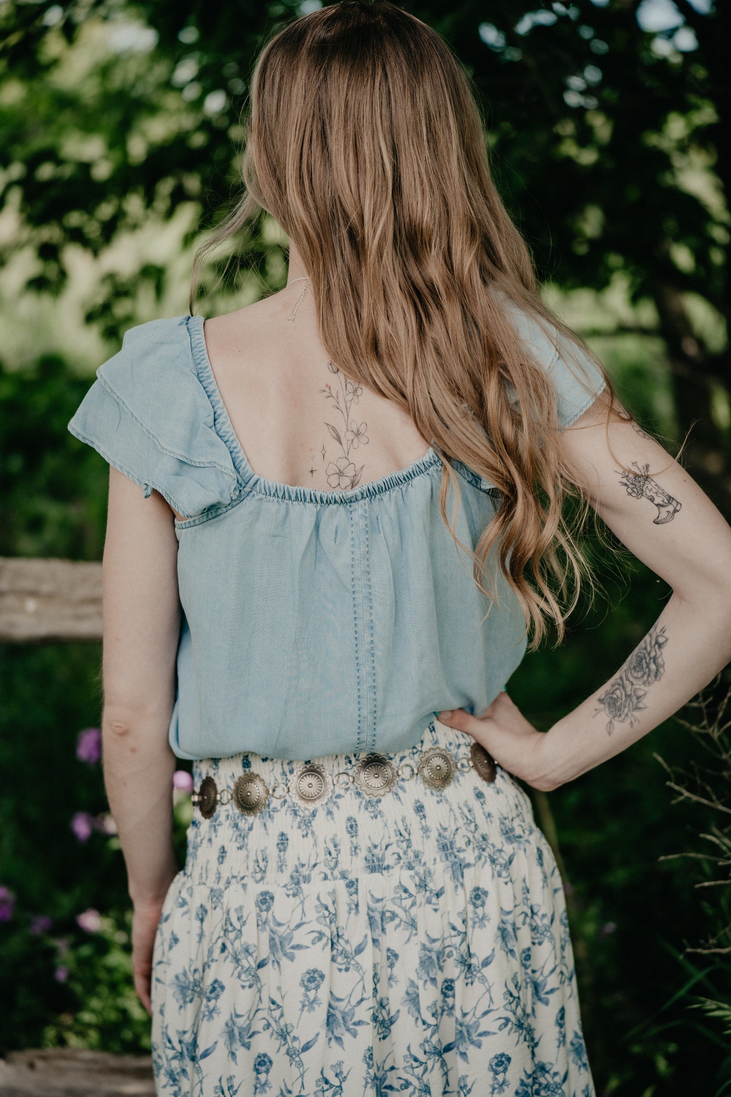 'Lynn' Woman's Ariat Sleeveless Flutter Top (XS-XXL)