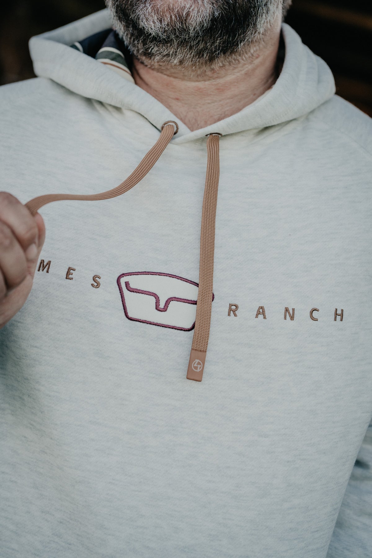 'Back Then' Oatmeal Heather Hoodie by KIMES Ranch X Zach Top