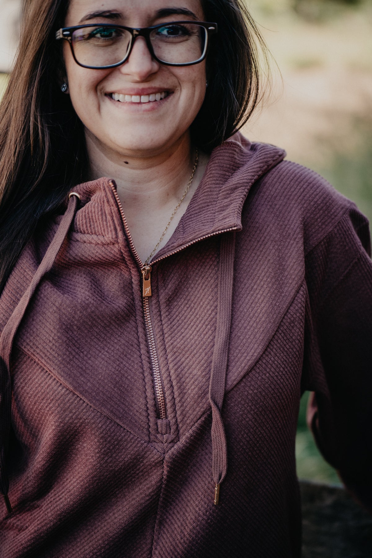 'Cowgirl Soul' Women's Maroon 1/4 Zip Hoodie by Hooey