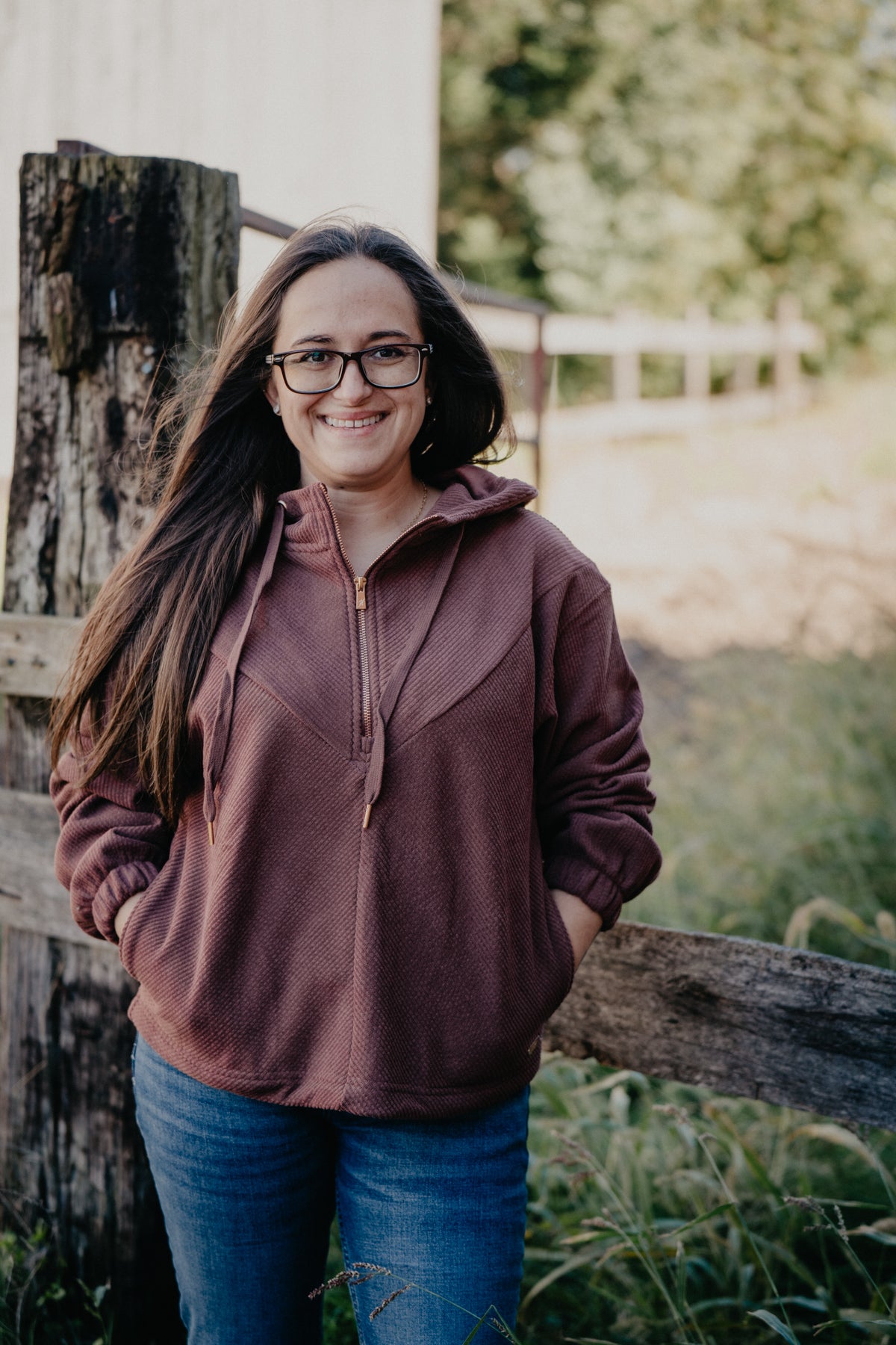 'Cowgirl Soul' Women's Maroon 1/4 Zip Hoodie by Hooey