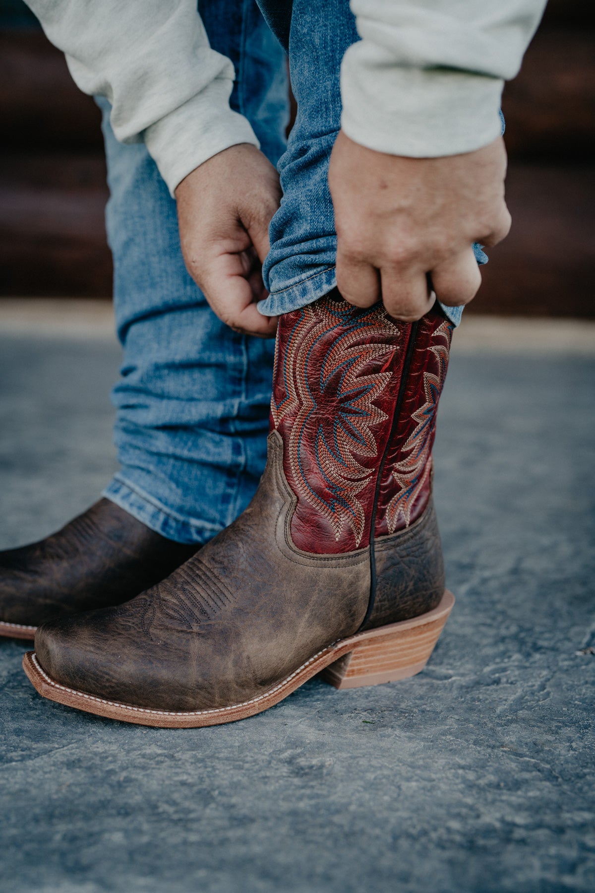 13" ‘Riley’ Tobacco Tan Men's Hyer Cowboy Boot