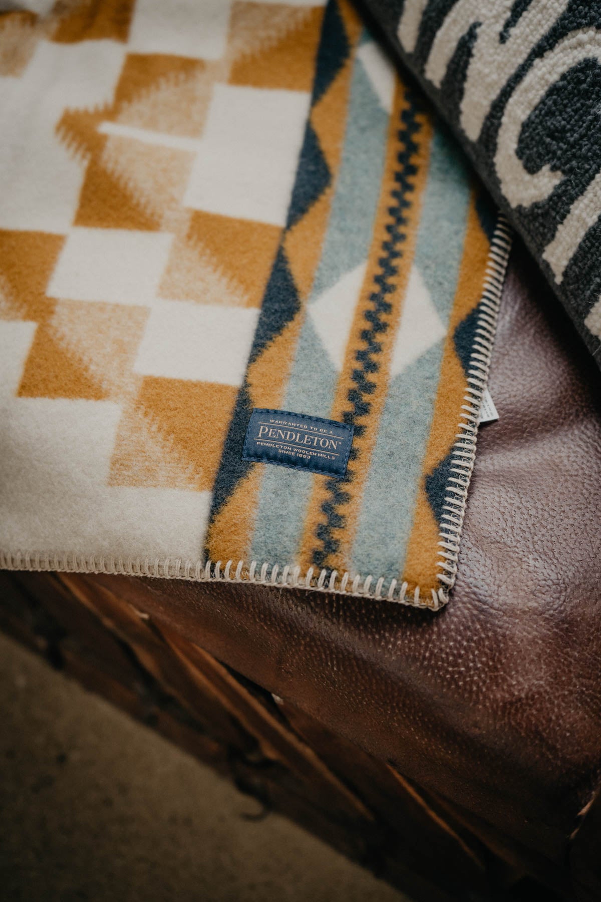 'Abiquiu Sky' Napped Pendleton Throw Blanket (Throw & Queen Sizes)