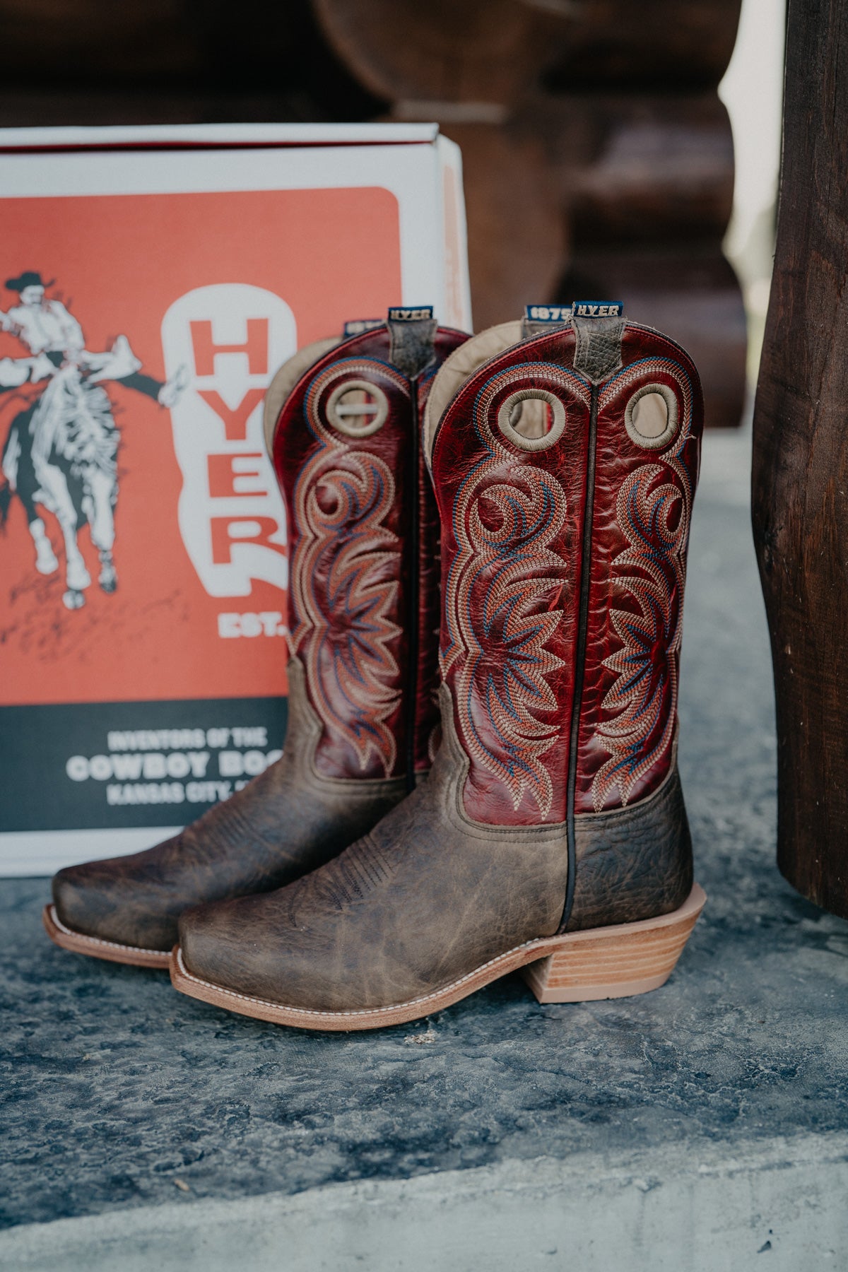 13" ‘Riley’ Tobacco Tan Men's Hyer Cowboy Boot