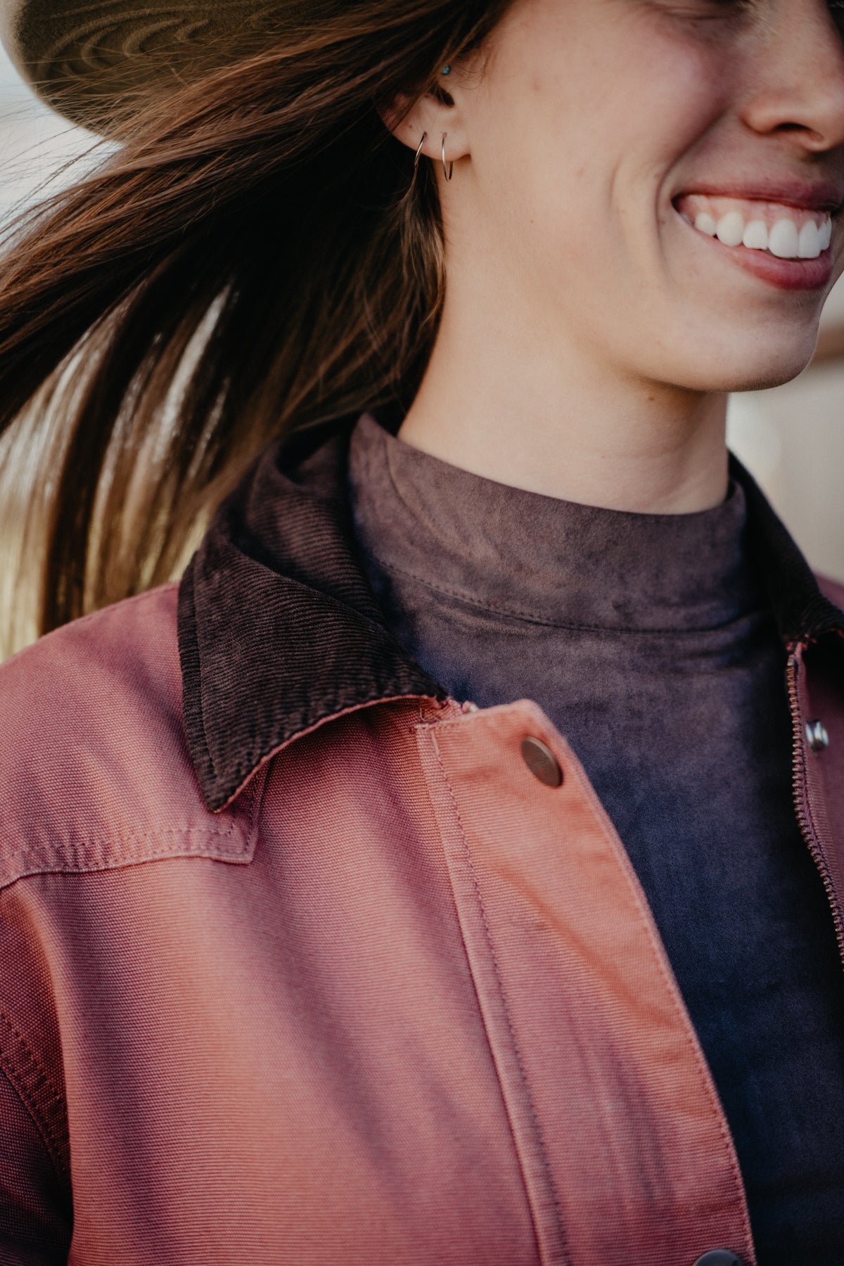 'Indigo Rose' Wrangler Women's Cropped Canvas Jacket