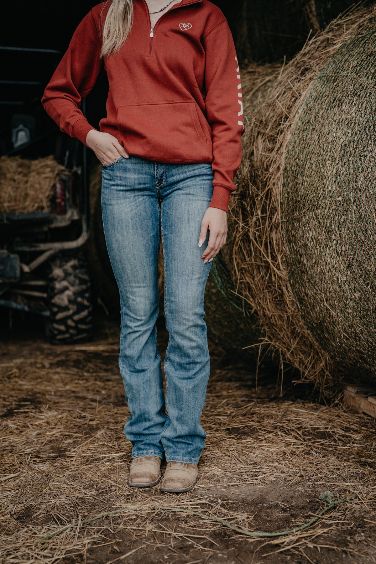 'Maggie' Mid Wash Perfect Rise Bootcut by Ariat