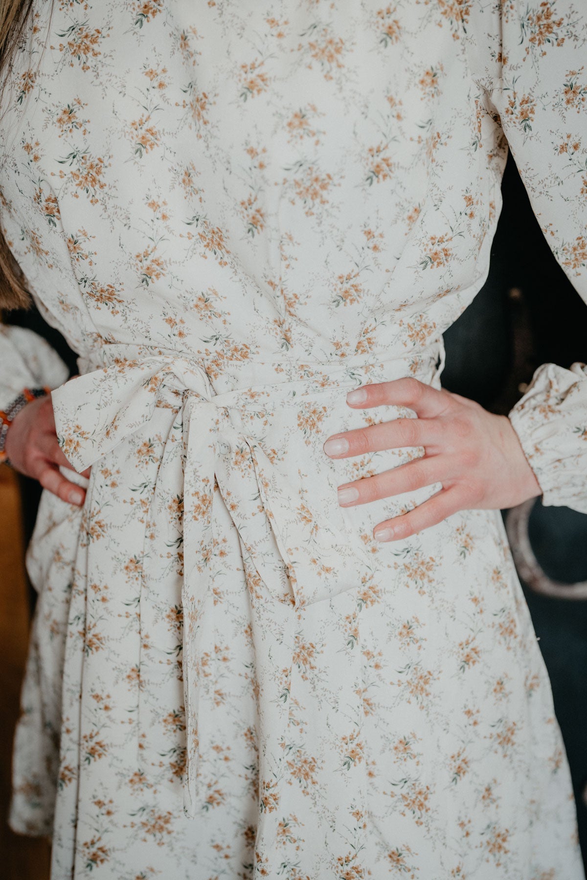 'Maya' Floral Pleated Mini Dress with Pockets (S-L)
