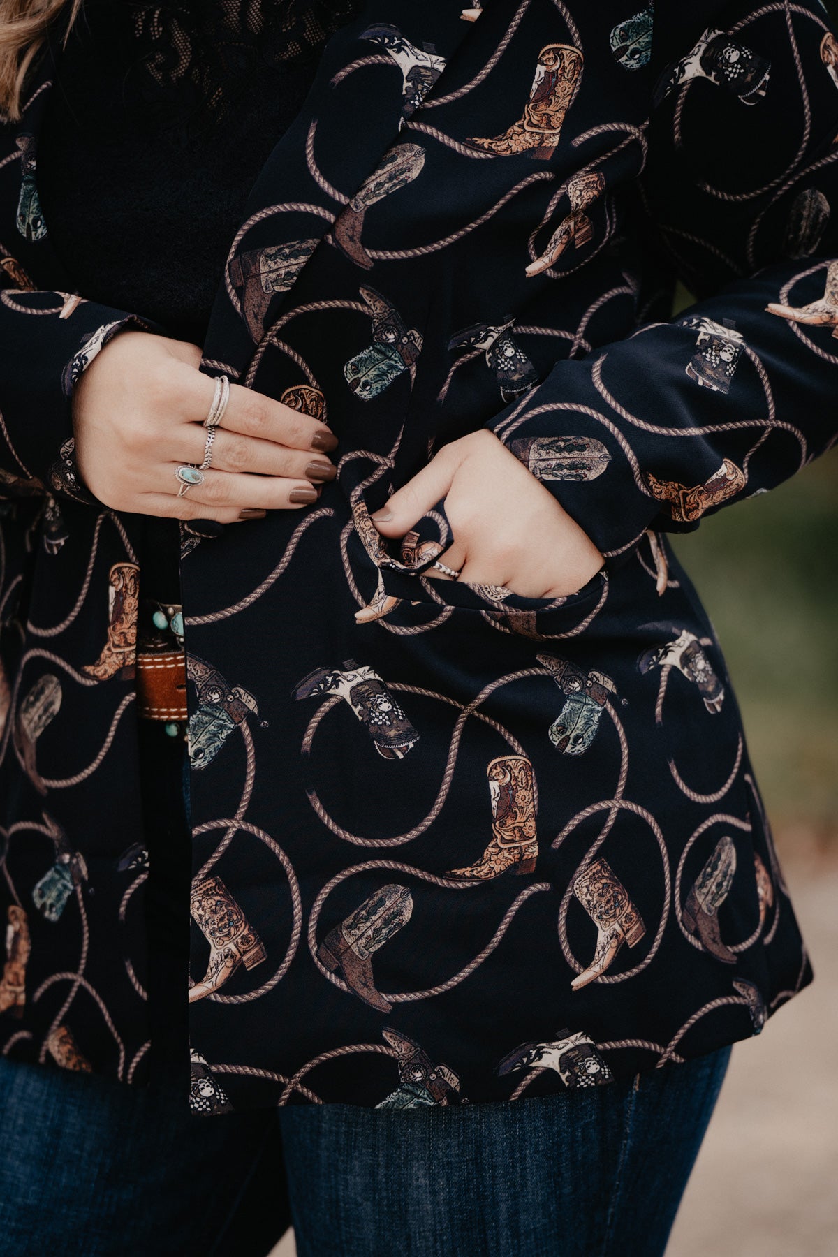 'Dandy' Cold Cactus Exclusive Printed Blazer (XS-XL)