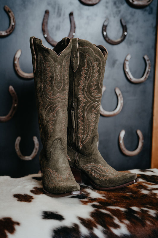 {Soft Olive} Casanova Tall Western Boot by Ariat (Sizes 6-10 B width)