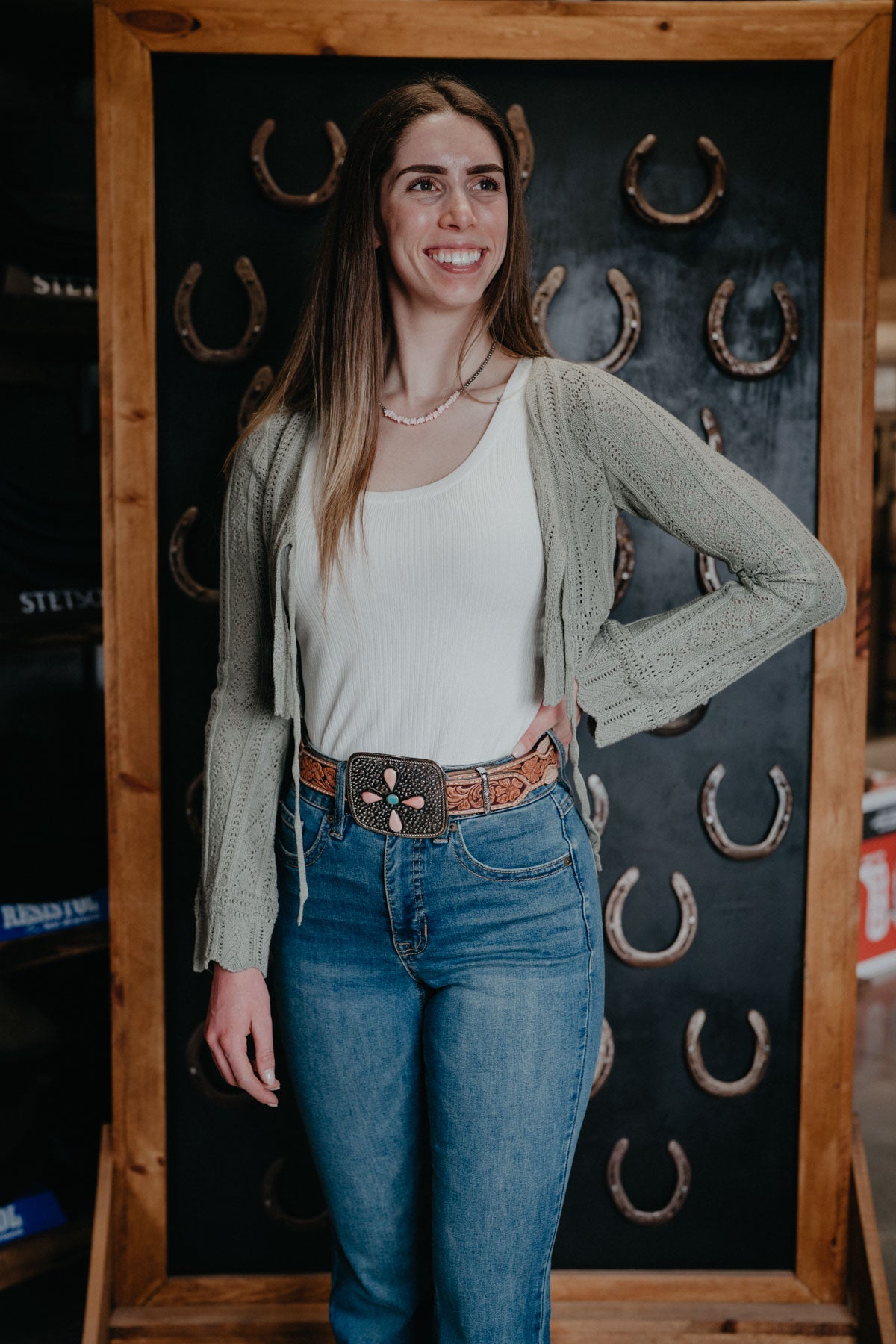 'Maeve' Crochet Tie Front Cardigan {Two Colours} (XS-XXL)