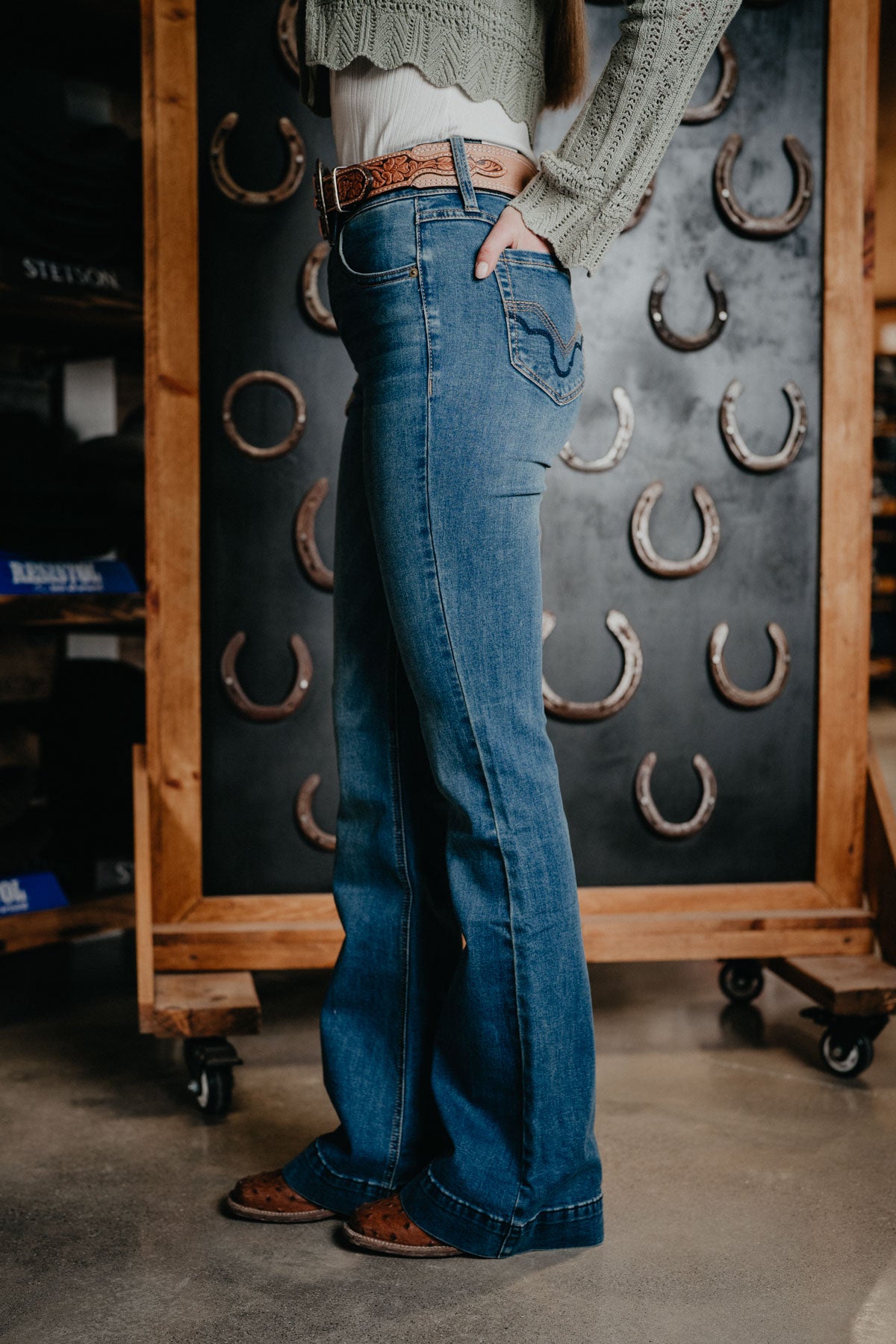 'Phoenix' High Rise Trouser by Rock & Roll Denim (Sizes 24-36)