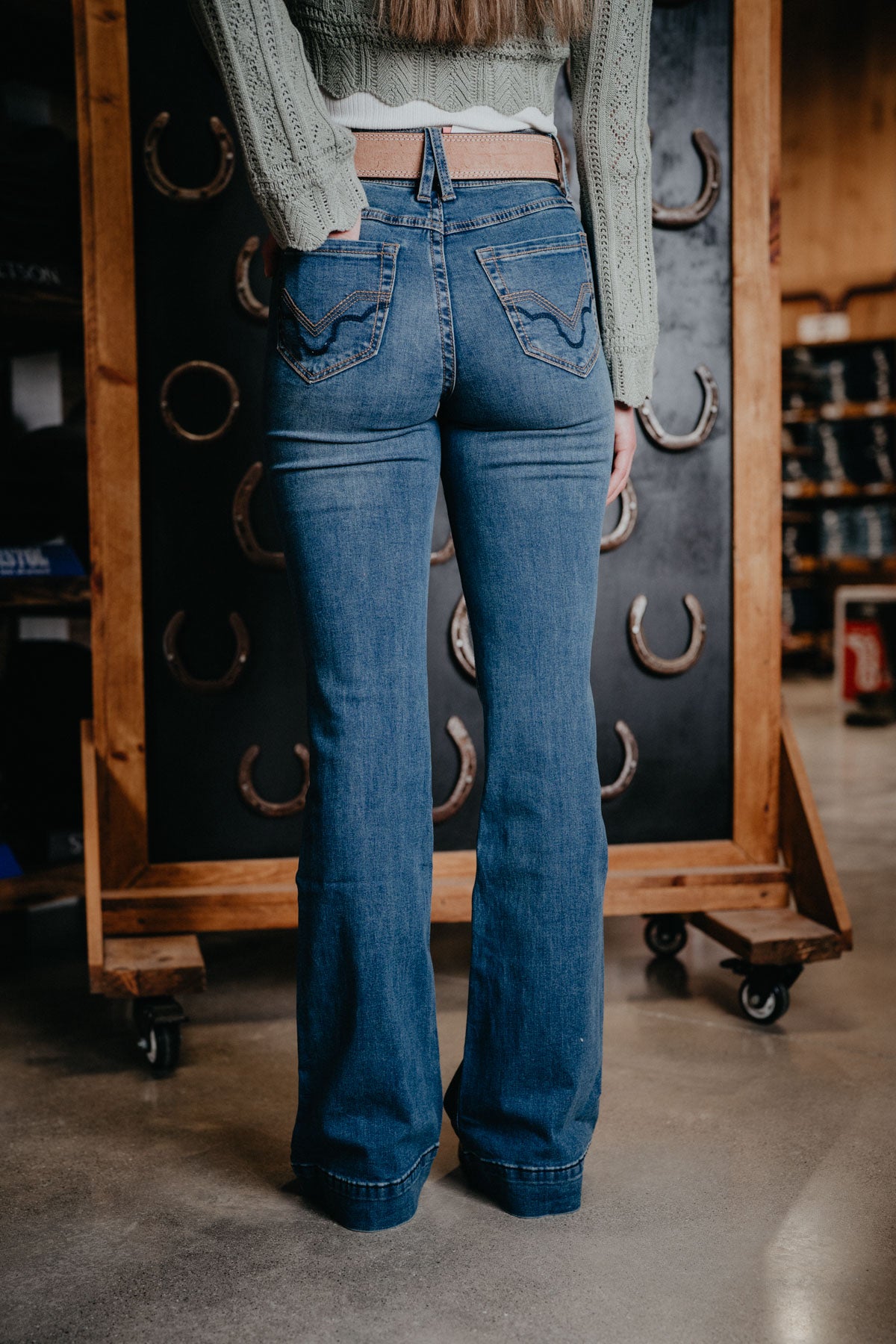 'Phoenix' High Rise Trouser by Rock & Roll Denim (Sizes 24-36)