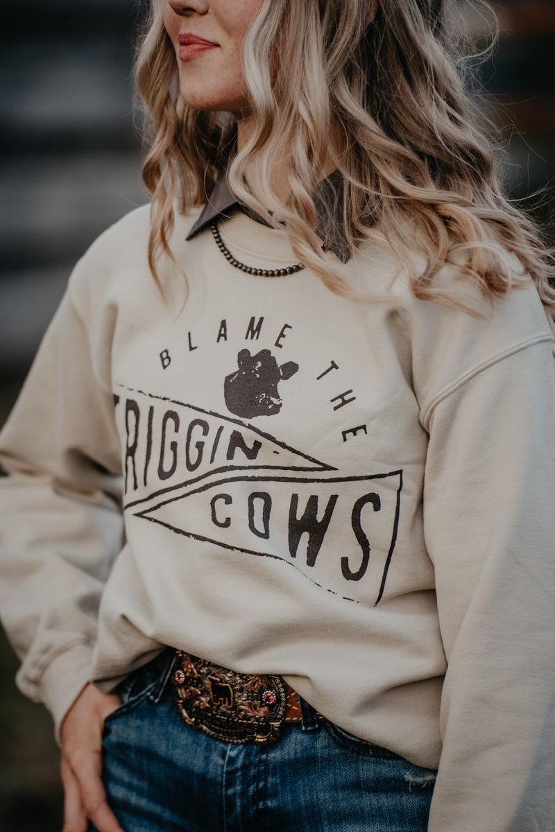 'Friggin Cows' Sand Crewneck (S-XXL)