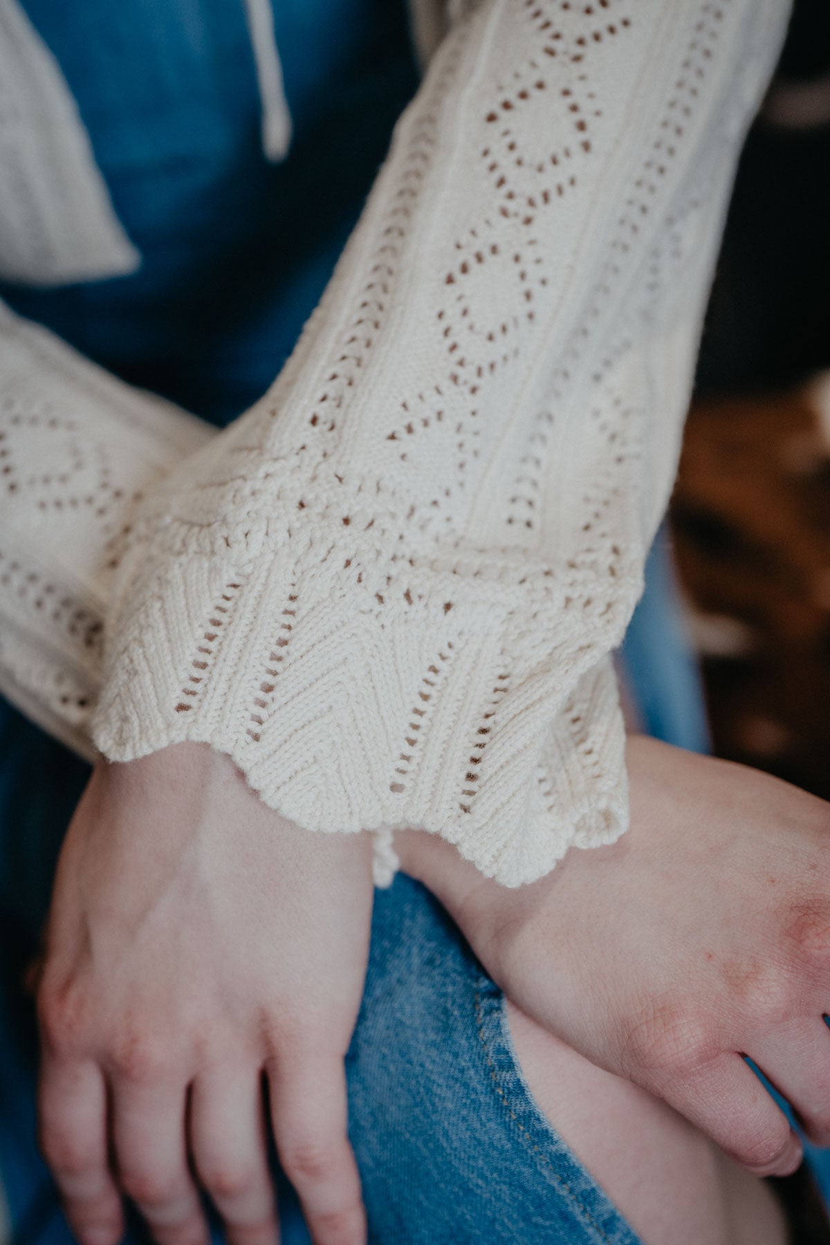 'Maeve' Crochet Tie Front Cardigan {Two Colours} (XS-XXL)