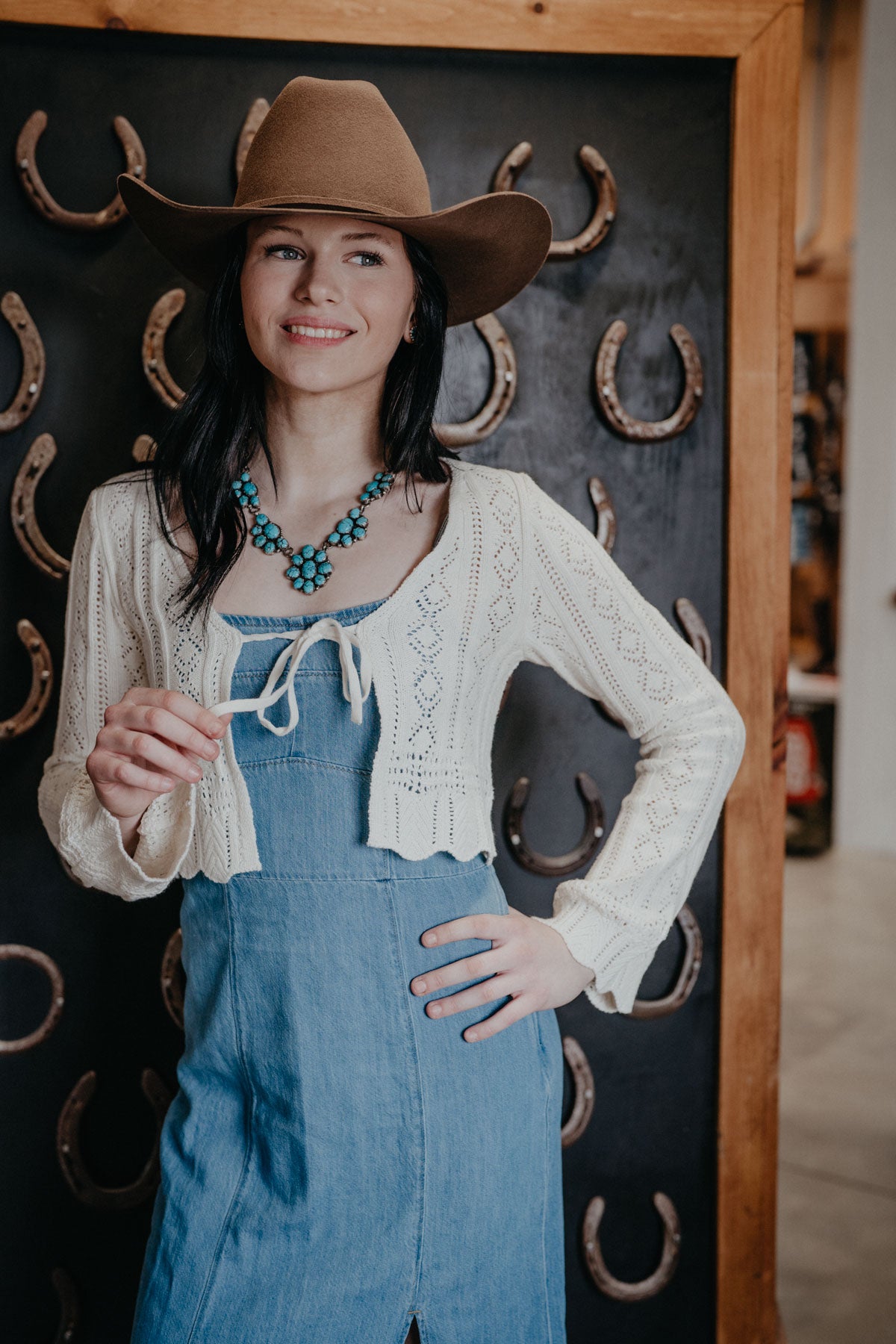 'Maeve' Crochet Tie Front Cardigan {Two Colours} (XS-XXL)