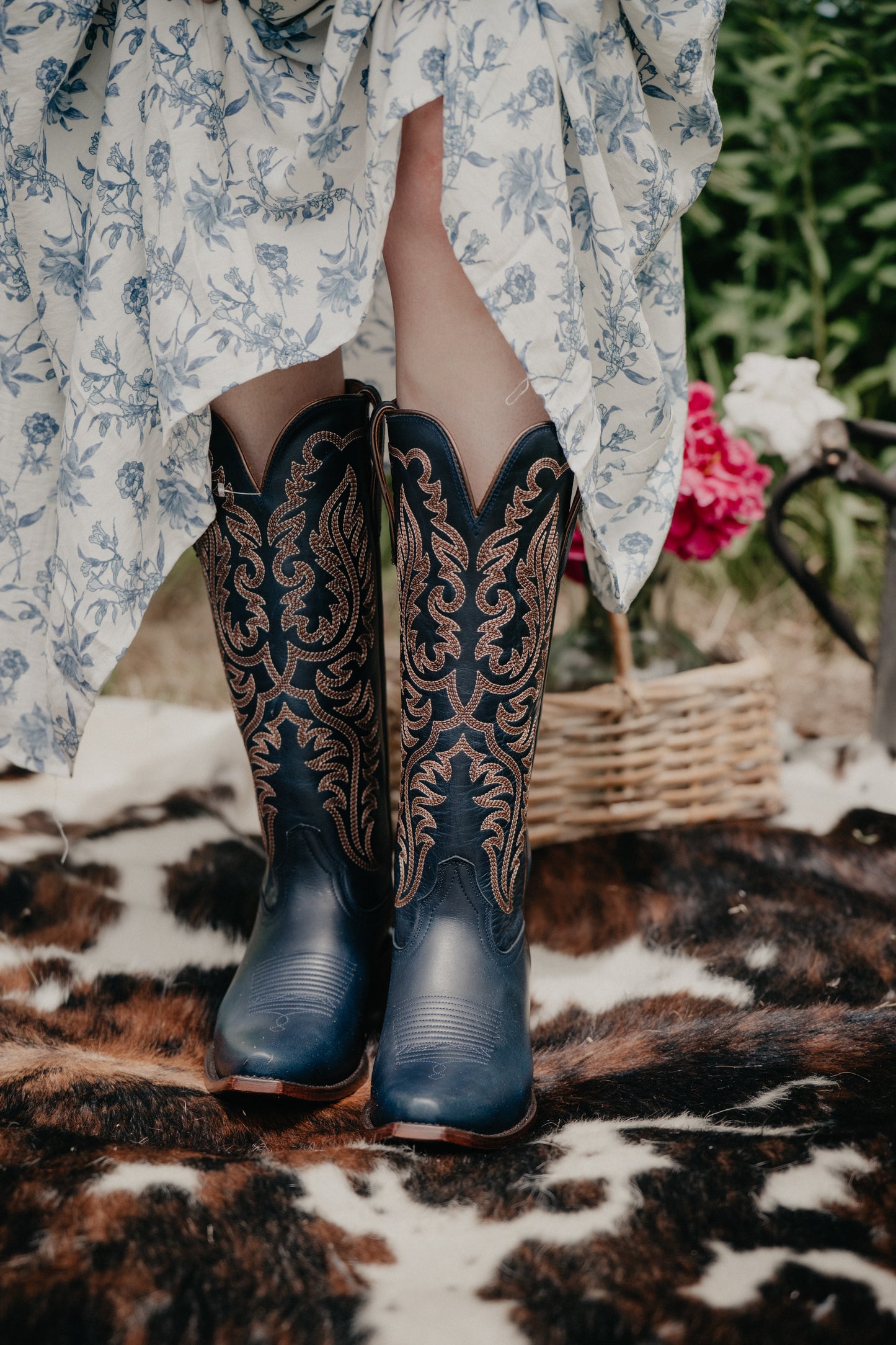 "Ellamore" Womens X-Toe Cowboy Boots by Ariat - Royal Cobalt (6.5-10)