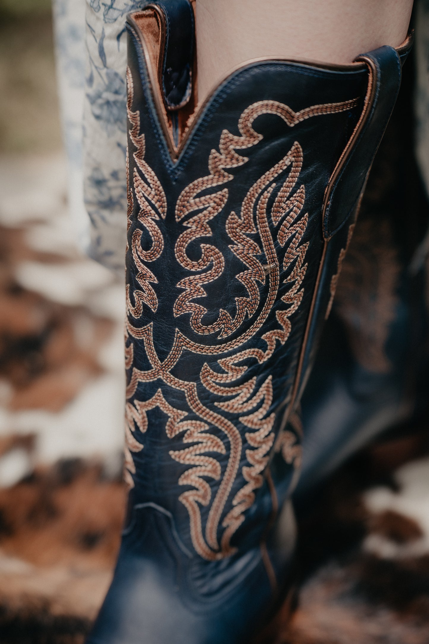 "Ellamore" Womens X-Toe Cowboy Boots by Ariat - Royal Cobalt (6.5-10)