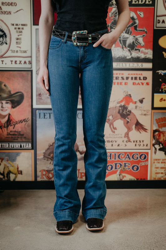 Lola Mid Rise Trouser Jean by Kimes Ranch