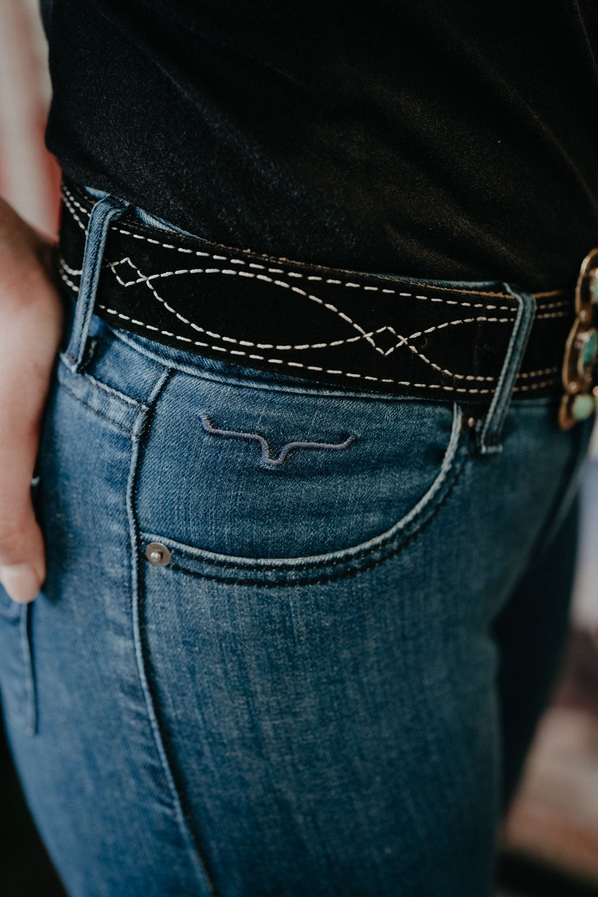 Lola Mid Rise Trouser Jean by Kimes Ranch
