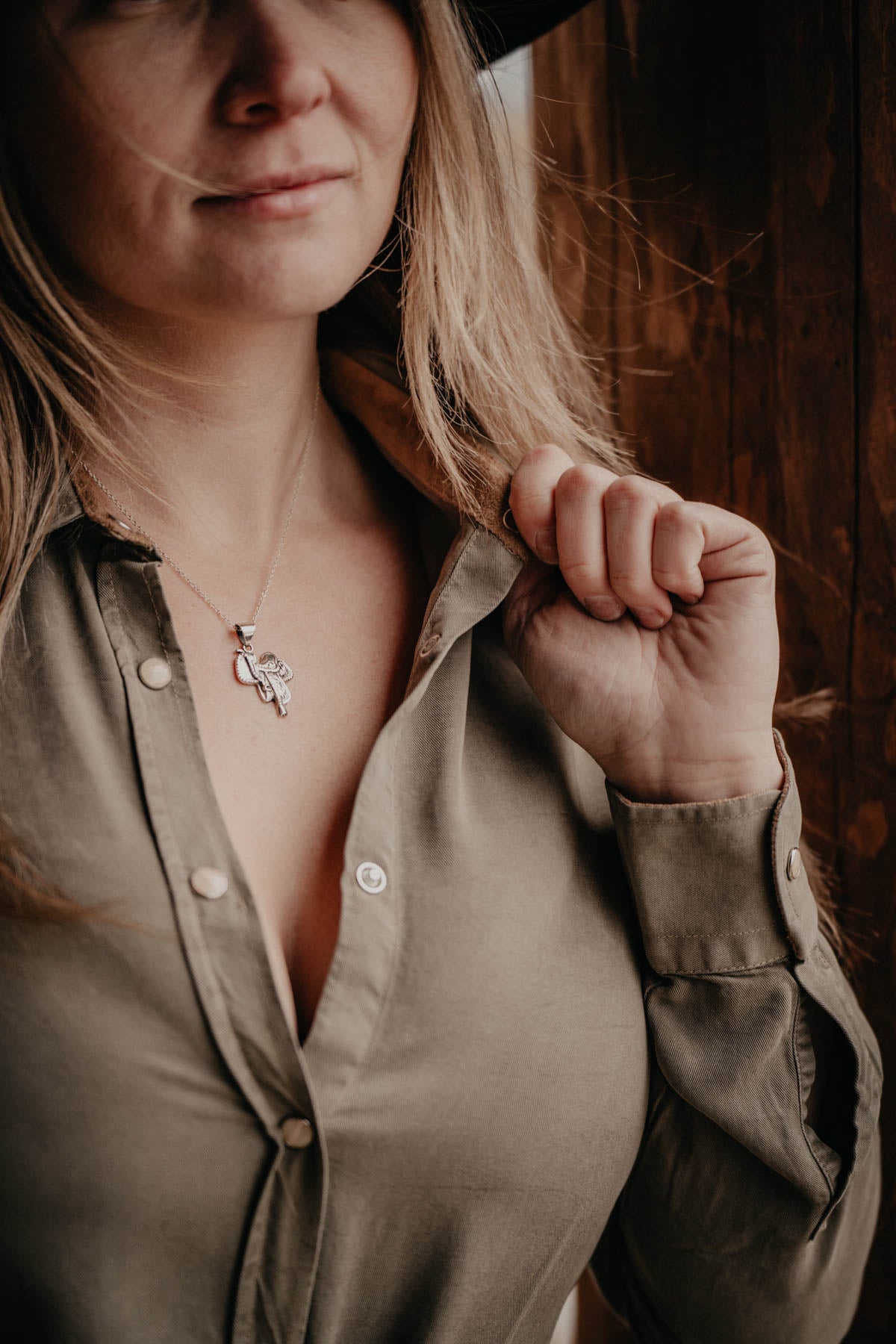 'Claire' Blouse by Madison Creek (Ivory XS ONLY)