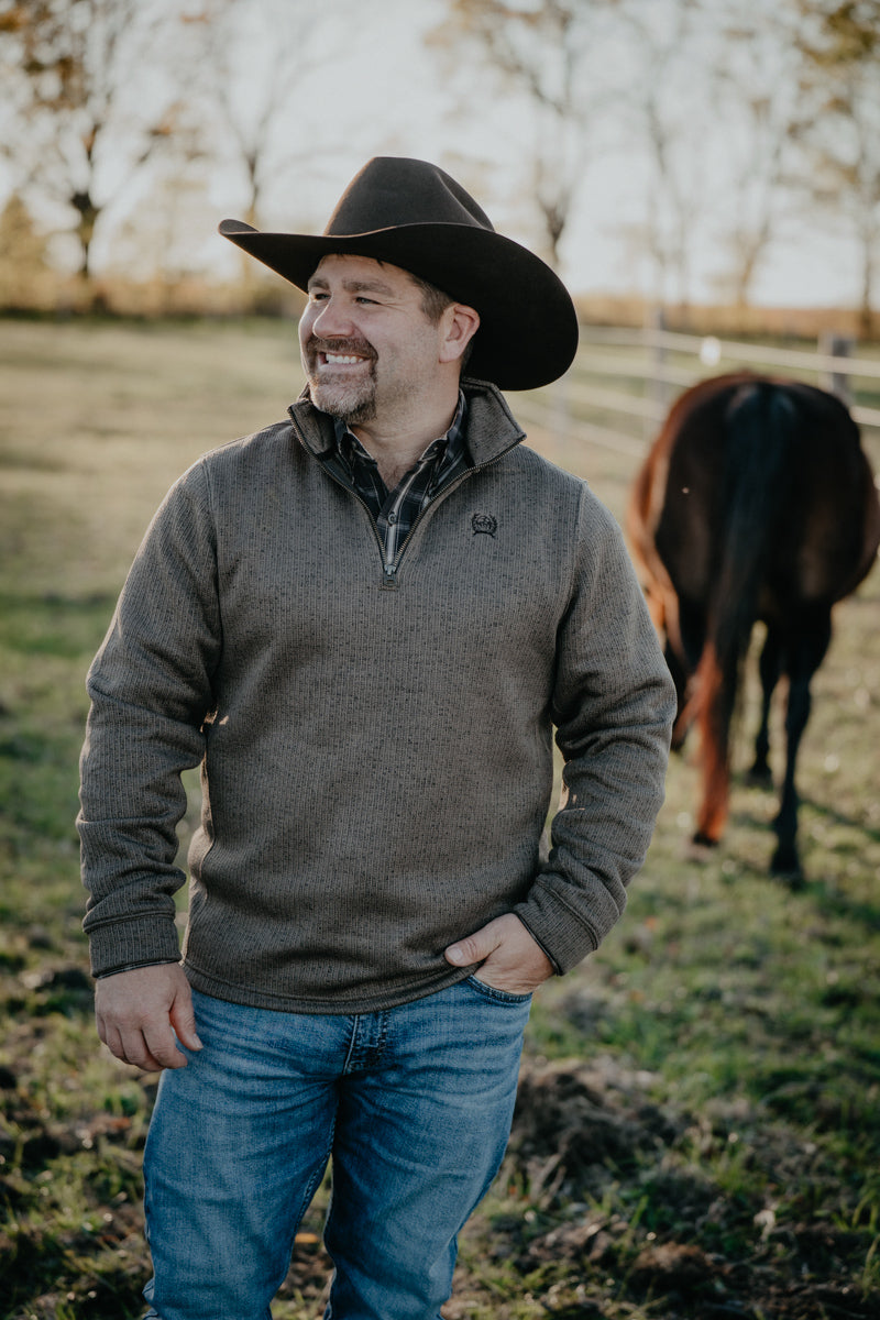 'Clark' Men's CINCH 1/4 Zip Pullover (S-XXL/ Two Colours)