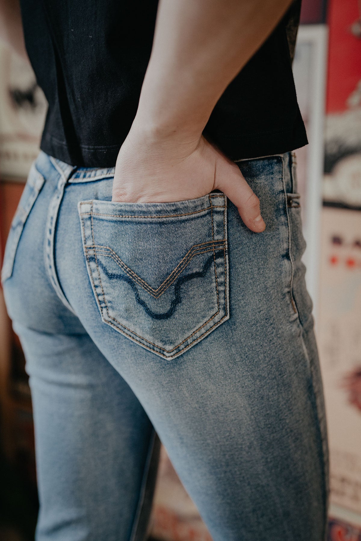 'Rachelle' High Rise Modest Bootcut by Rock & Roll Denim (24-36)