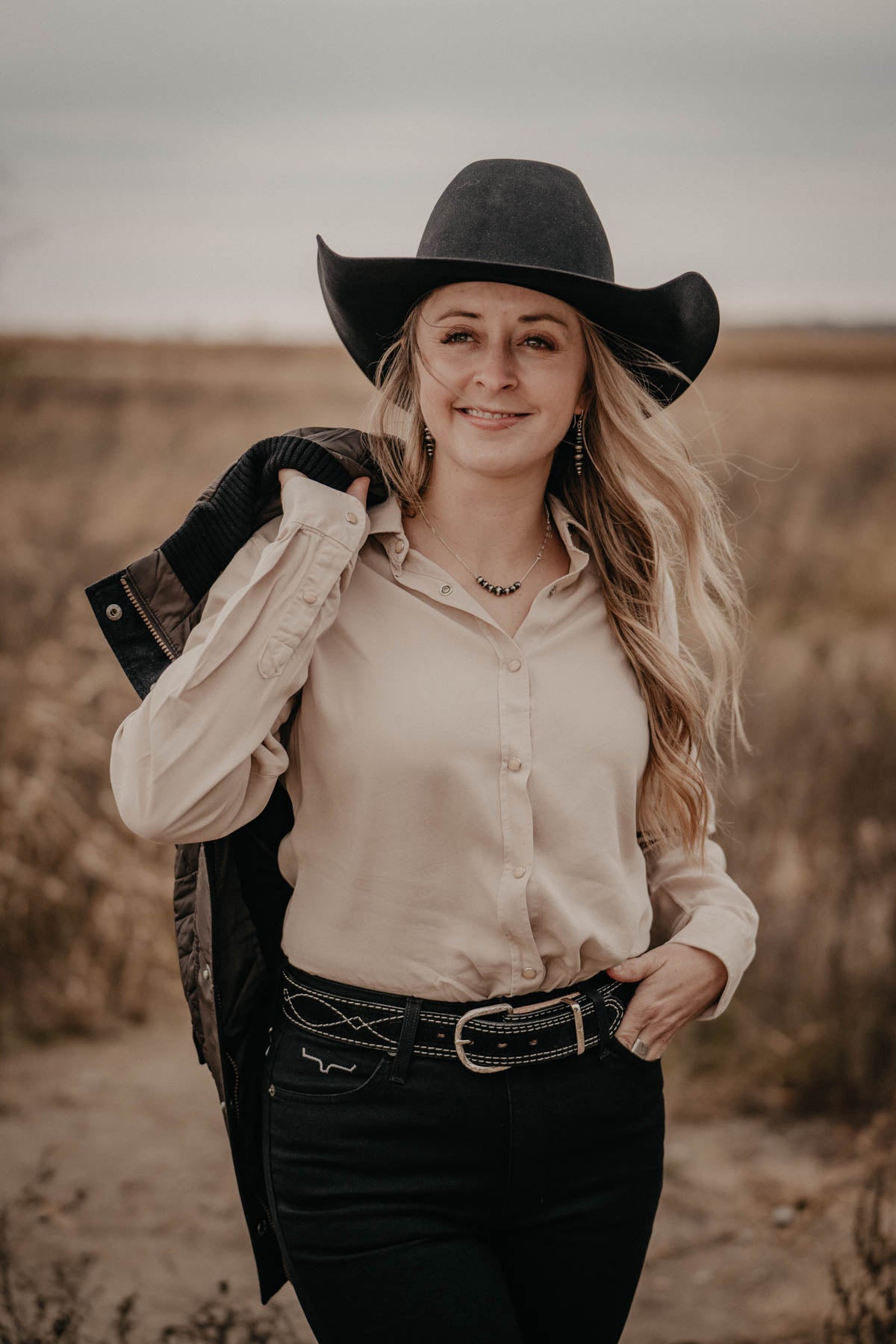 'Claire' Blouse by Madison Creek (Ivory XS ONLY)