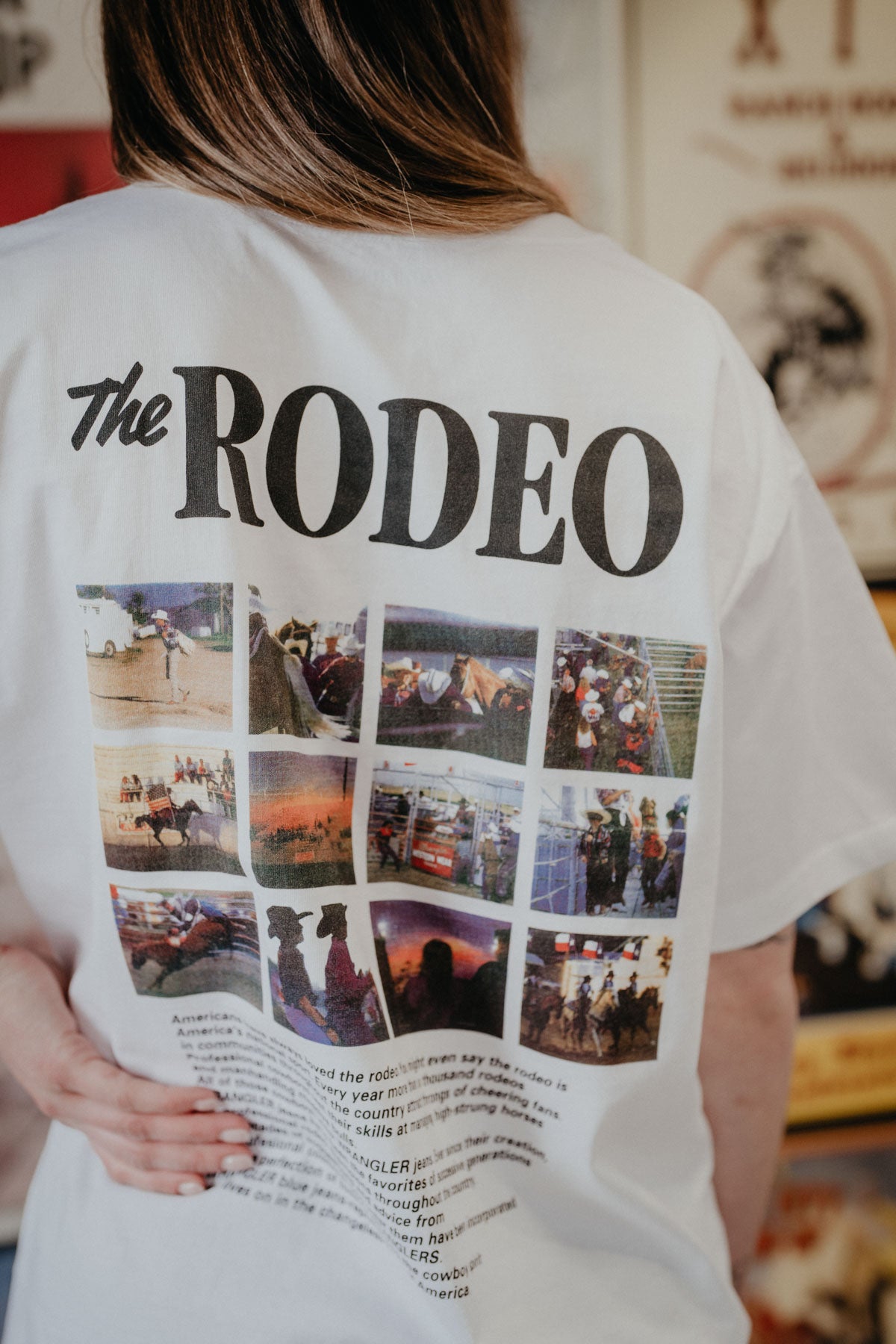 'Reba' Women's Rodeo Poster Oversized Tee (XS-XXL)
