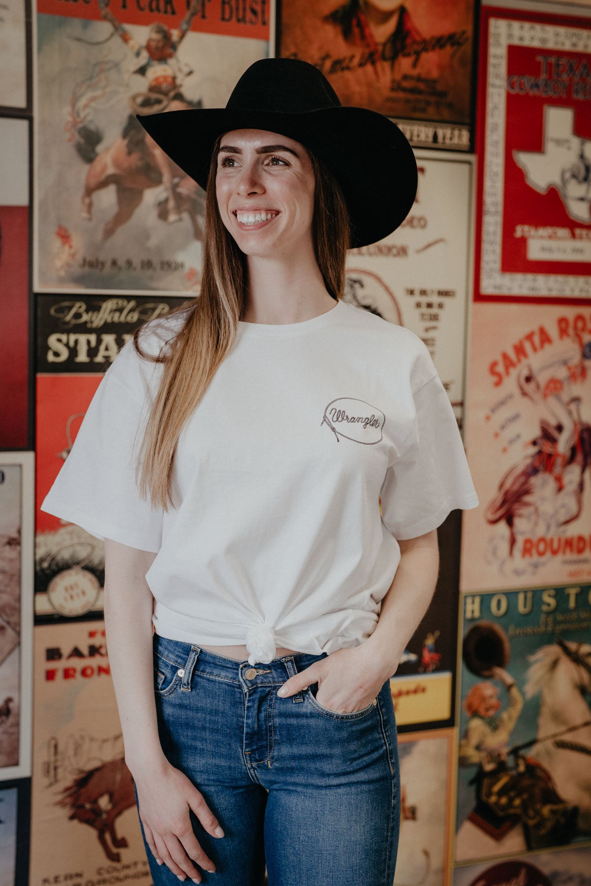 'Reba' Women's Rodeo Poster Oversized Tee (XS-XXL)