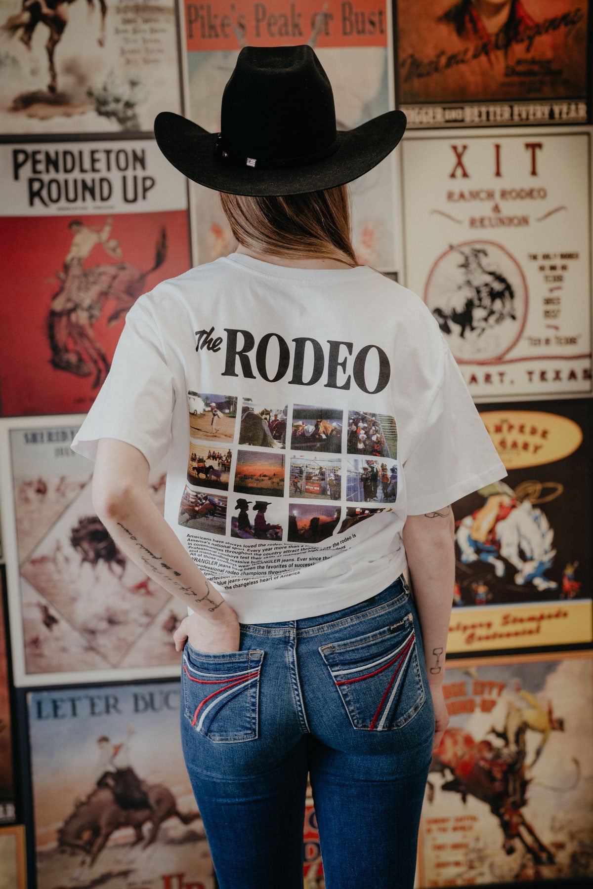 'Reba' Women's Rodeo Poster Oversized Tee (XS-XXL)