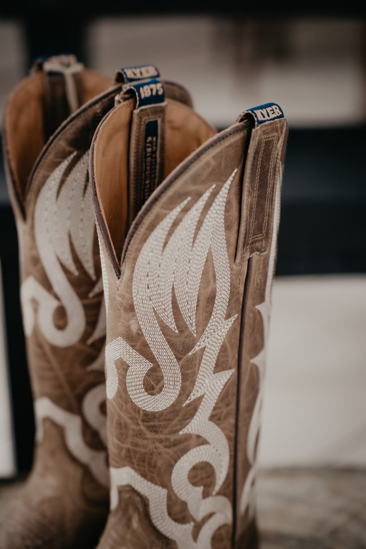 13" 'Augusta' Tan Hyer Women's Cowboy Boots (Sizes 6-11/ B & C Widths)