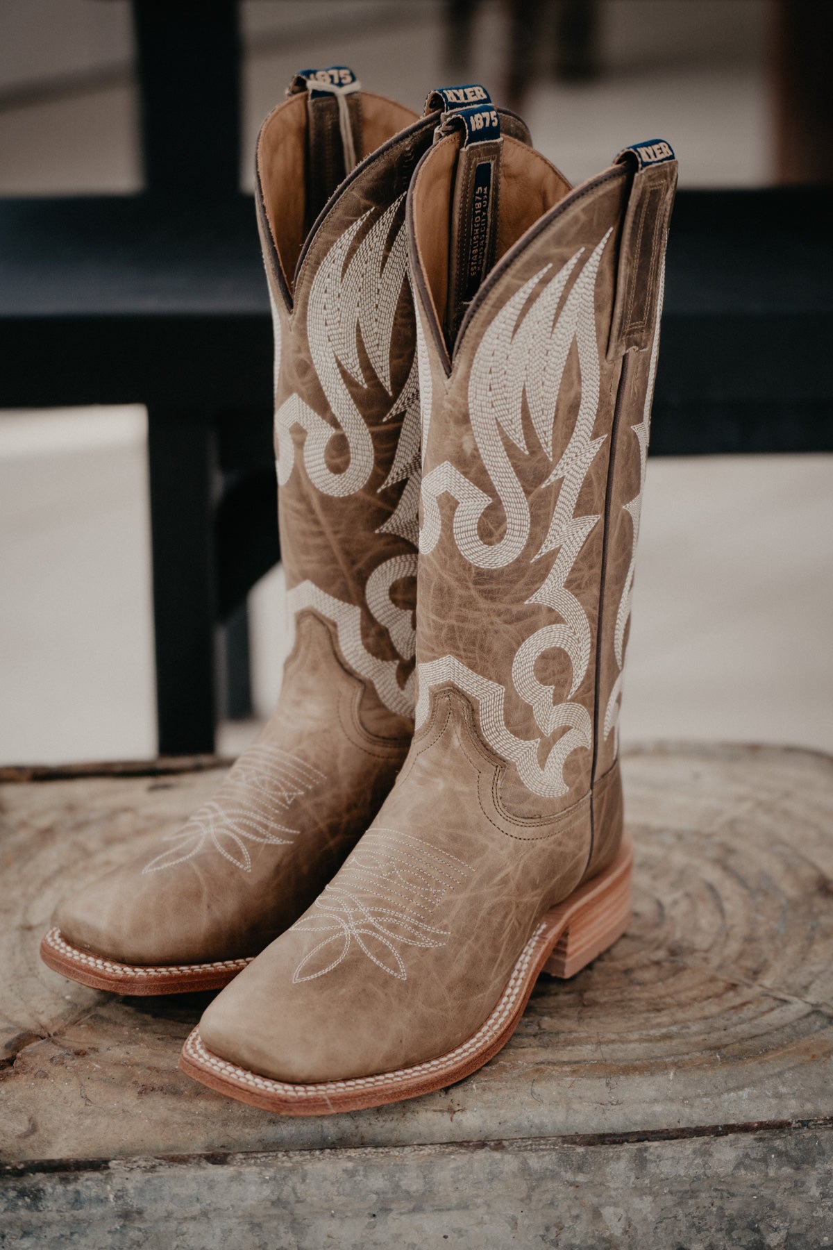 13" 'Augusta' Tan Hyer Women's Cowboy Boots (Sizes 6-11/ B & C Widths)